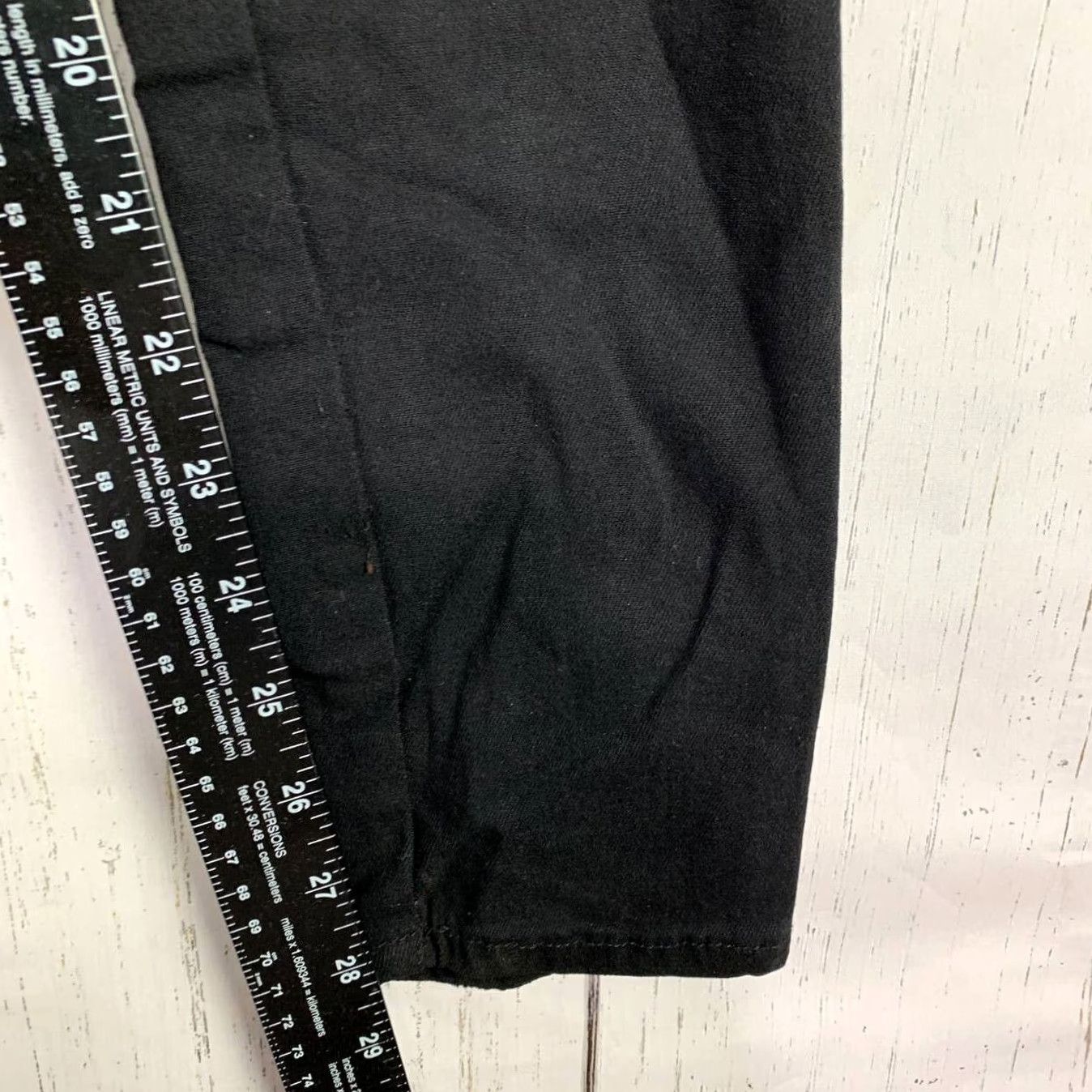 Vintage T&Y Jegging Jeans Women Black Low Rise Stretch Pants 24x28 Large L Regular Wash Dark Inseam 28" Zip Vintage No Ves Size 36" / US 14 / IT 50 - 6 Thumbnail