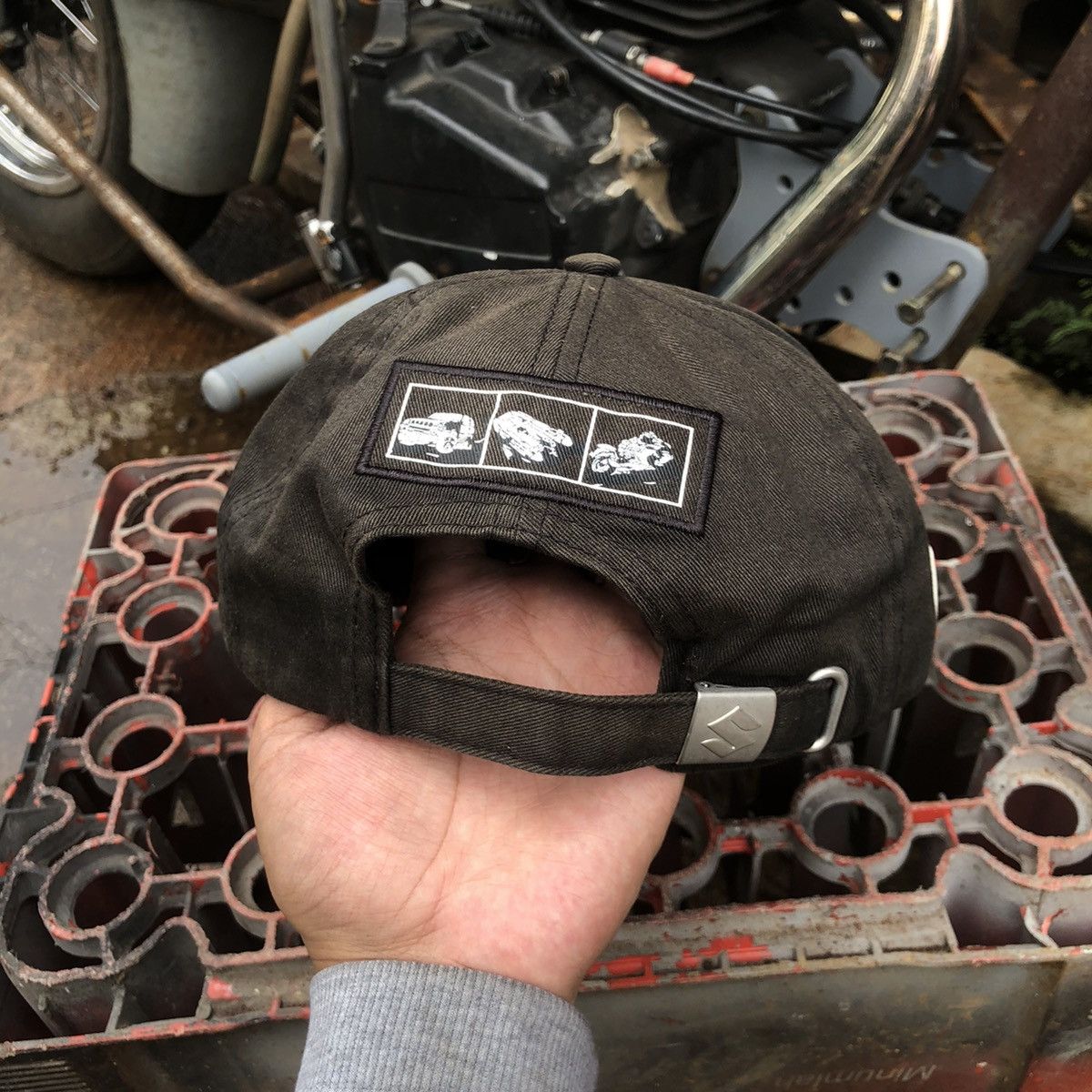 Japanese Brand 🔥HOTS🔥 Vintage Suzuki Racing Collection Sunfaded Hat Size ONE SIZE - 7 Thumbnail