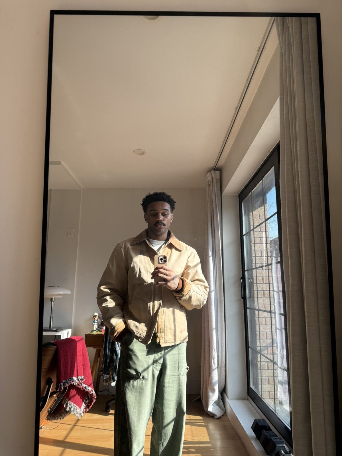 Carhartt Vintage Light Brown Carhartt Coat Size US M / EU 48-50 / 2 - 2 Thumbnail
