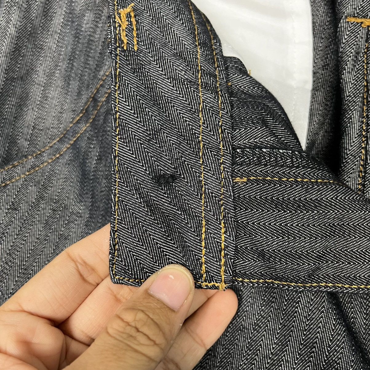 Japanese Brand Vintage Burtle Hickory Stripe Denim Jeans Size US 29 - 15 Thumbnail