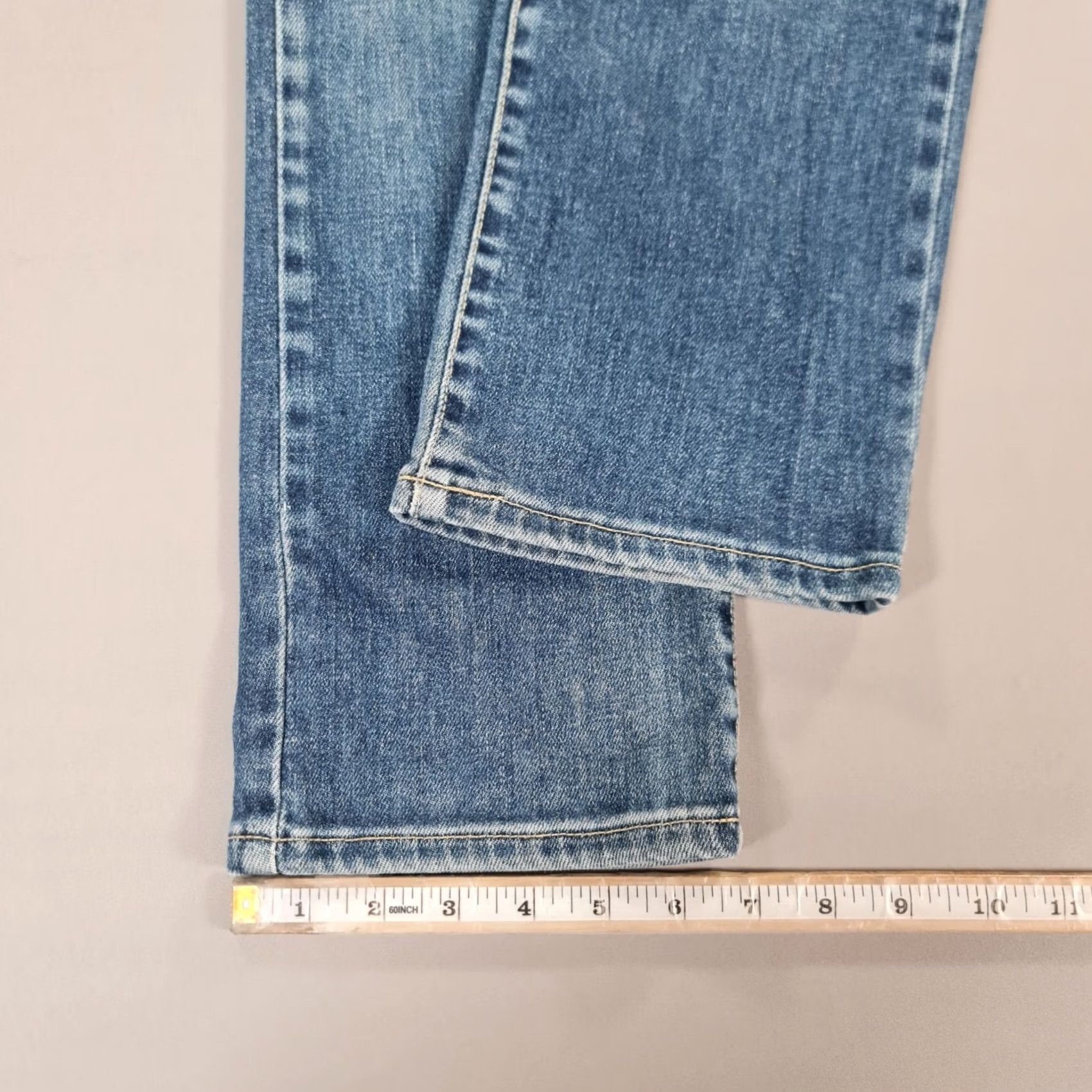 Levi's VINTAGE Levi's Jeans Womens Blue W29 L32 Slim Straight Stretch 90s Denim Italy Jeans Size 29" - 6 Thumbnail