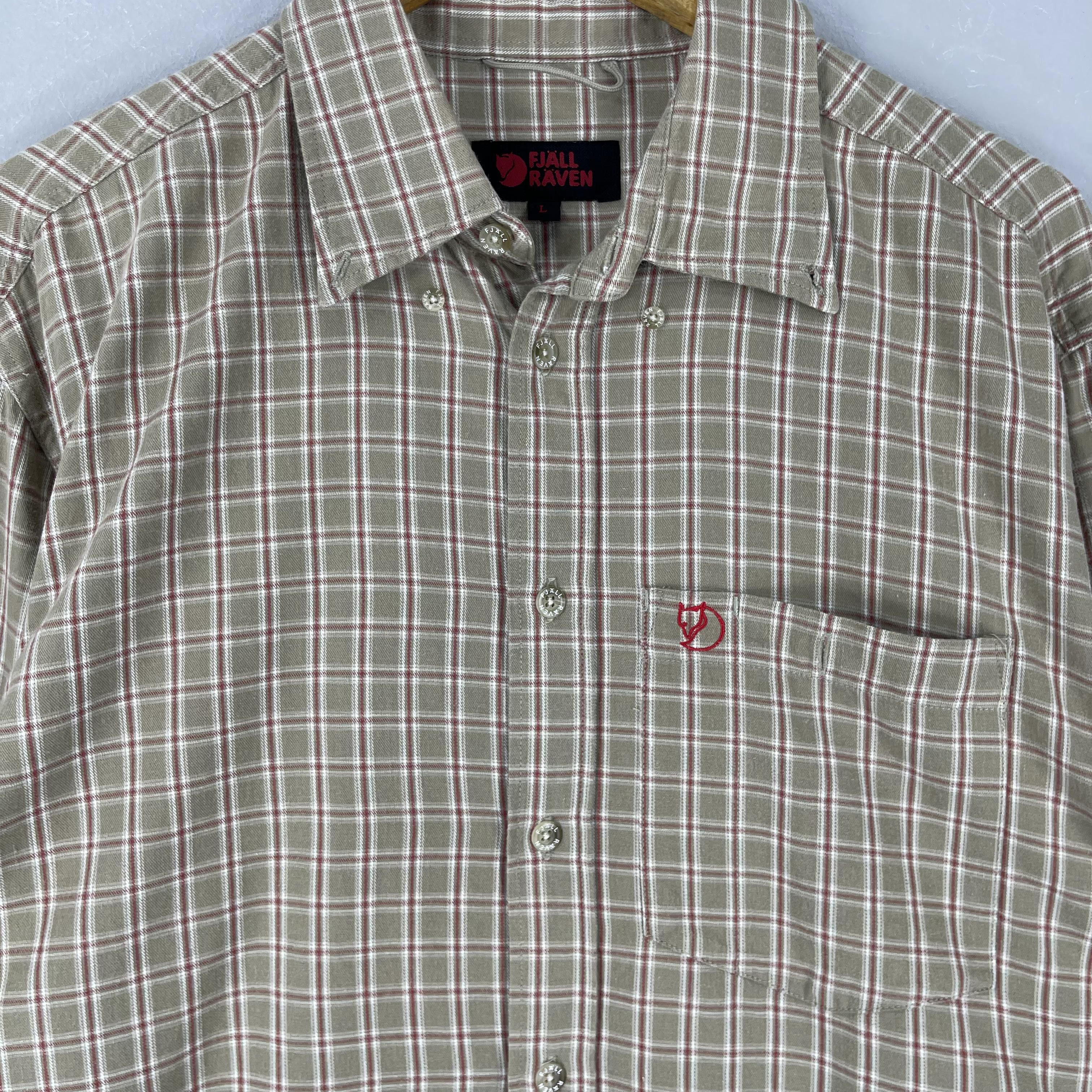 Fjallraven Vintage 90s FJALLRAVEN Checkered Board Minimalist Flannel Size US L / EU 52-54 / 3 - 4 Thumbnail