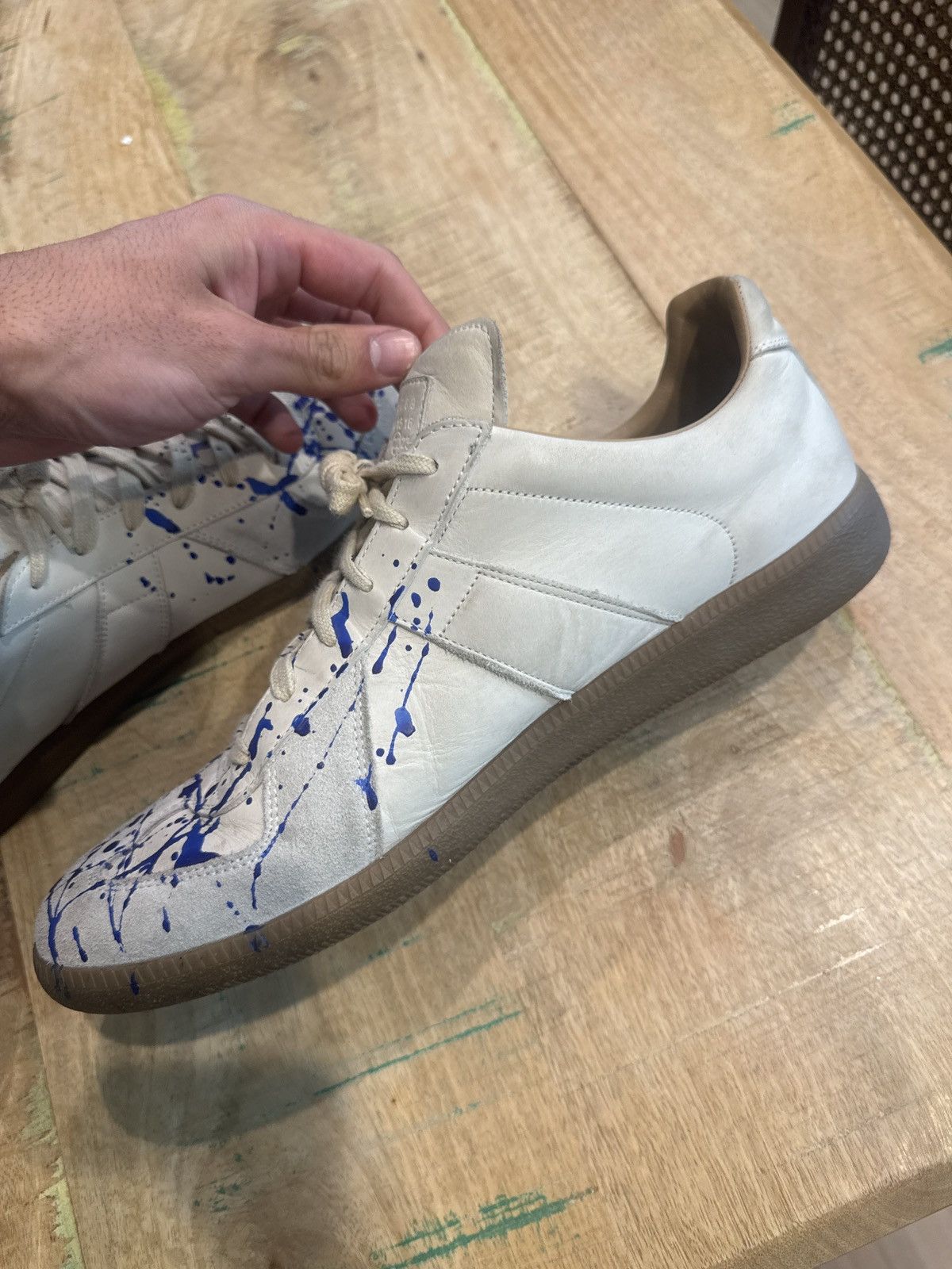 Maison Margiela GAT paint splatters Size US 12.5 / EU 45-46 - 3 Thumbnail