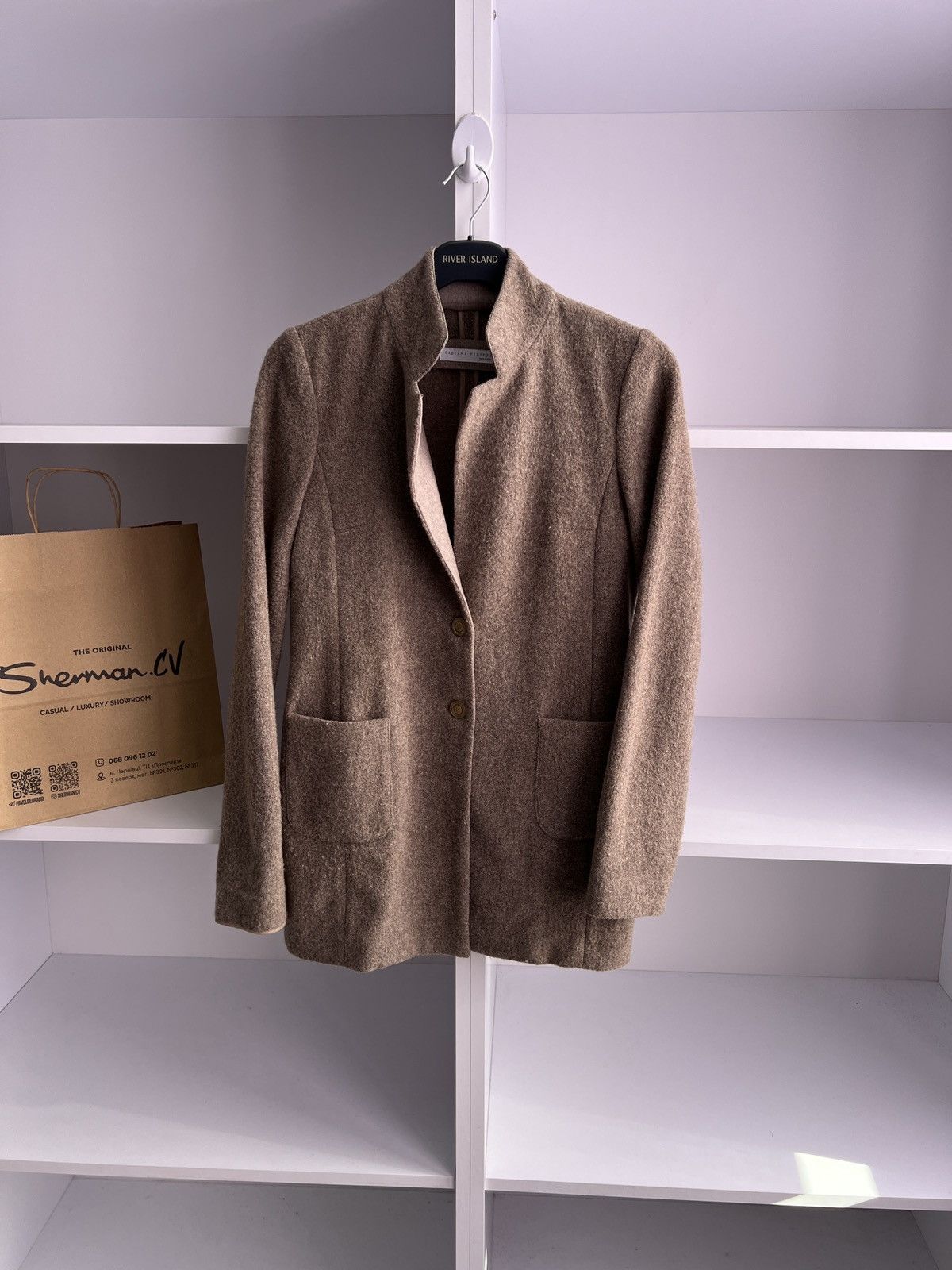 Designer × Fabiana Filippi × Vintage Vintage Fabiana Filippi Women's Luxury Designer Jacket Size XS / US 0-2 / IT 36-38 - 3 Thumbnail