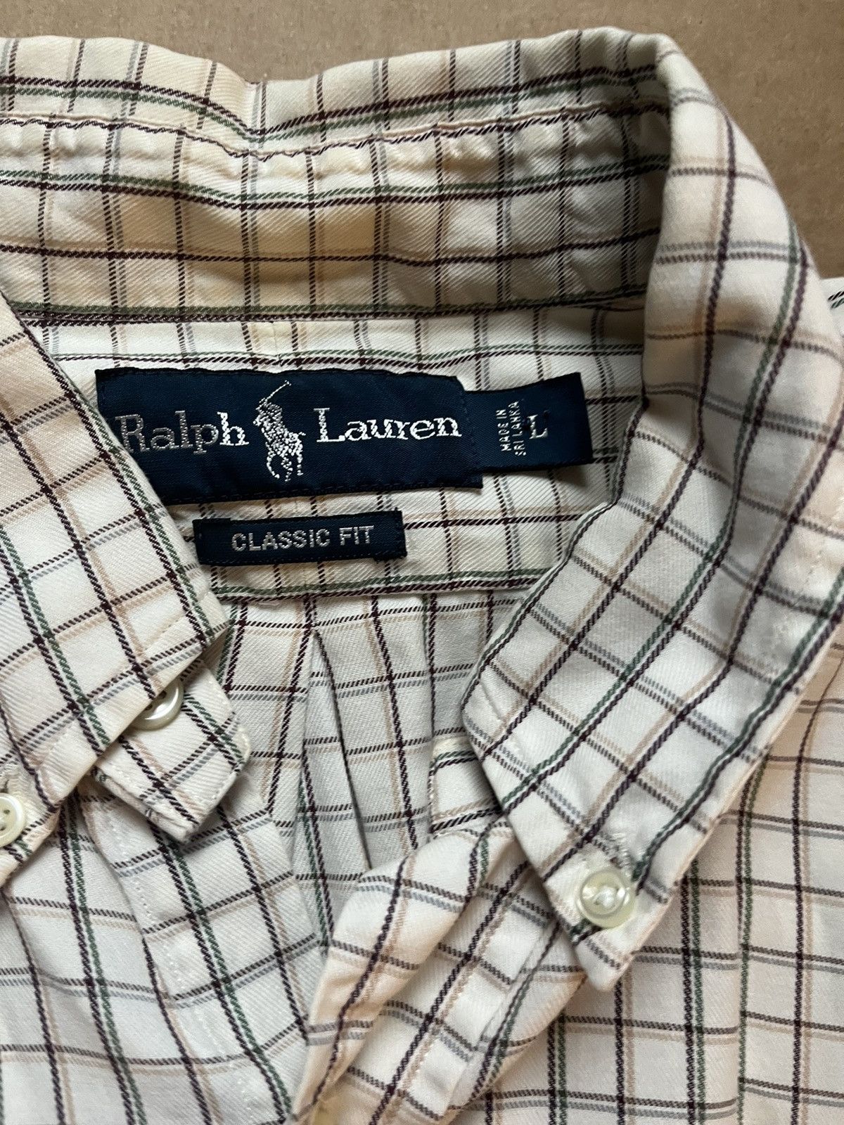 Polo Ralph Lauren × Vintage Vintage Polo Button Up Size US L / EU 52-54 / 3 - 4 Thumbnail