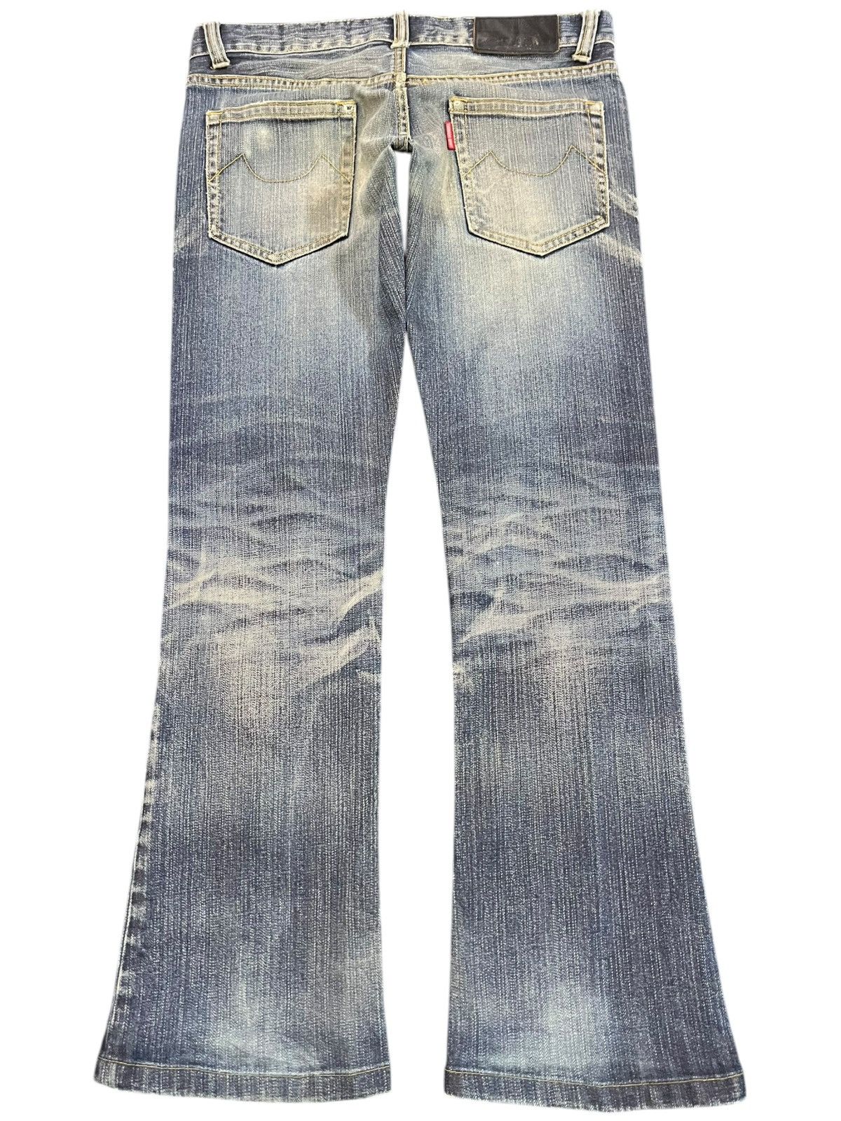 Tornado Mart Vintage Tornado Mart Aero Flare Faded Distressed Denim Size US 30 / EU 46 - 5 Thumbnail