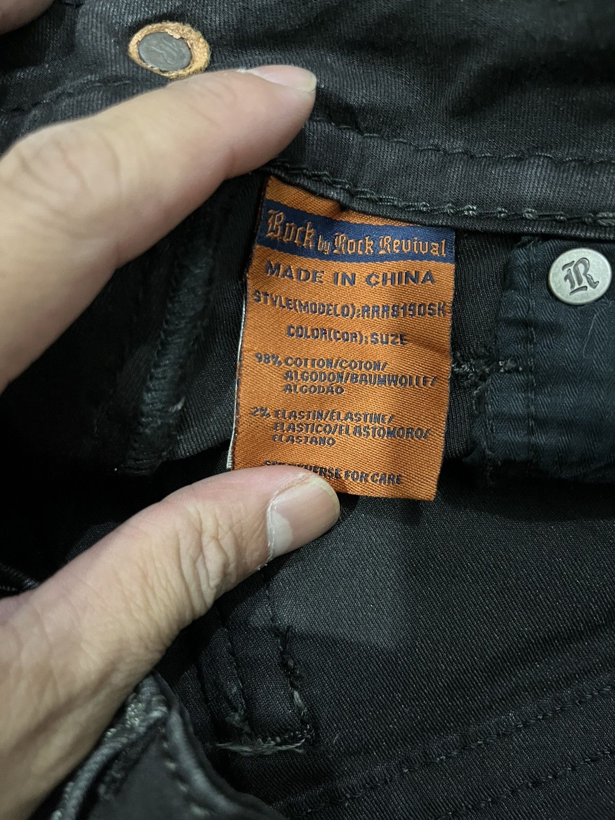 Rock Revival Rock revival bikers jeans Size 29" - 6 Thumbnail