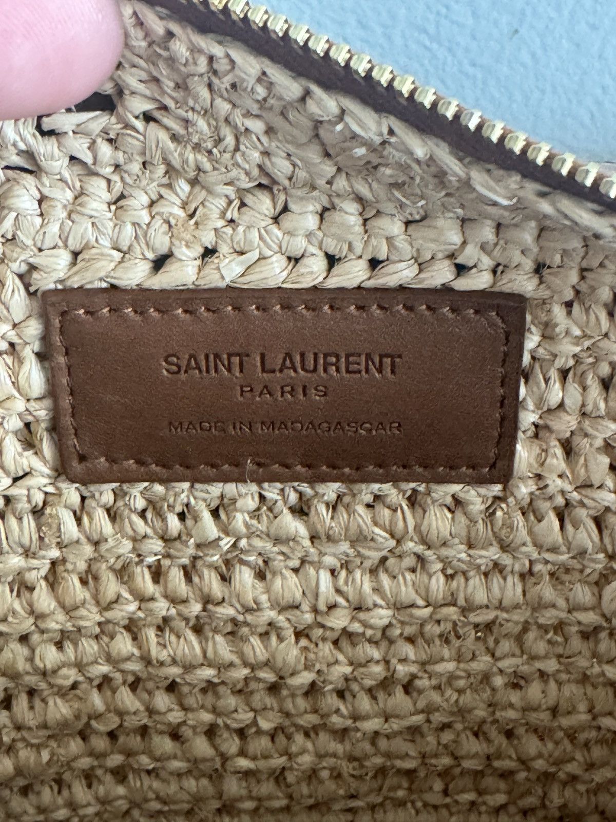 Yves Saint Laurent Saint Laurent Raffia Le Coeur Shoulder Bag Size ONE SIZE - 9 Thumbnail