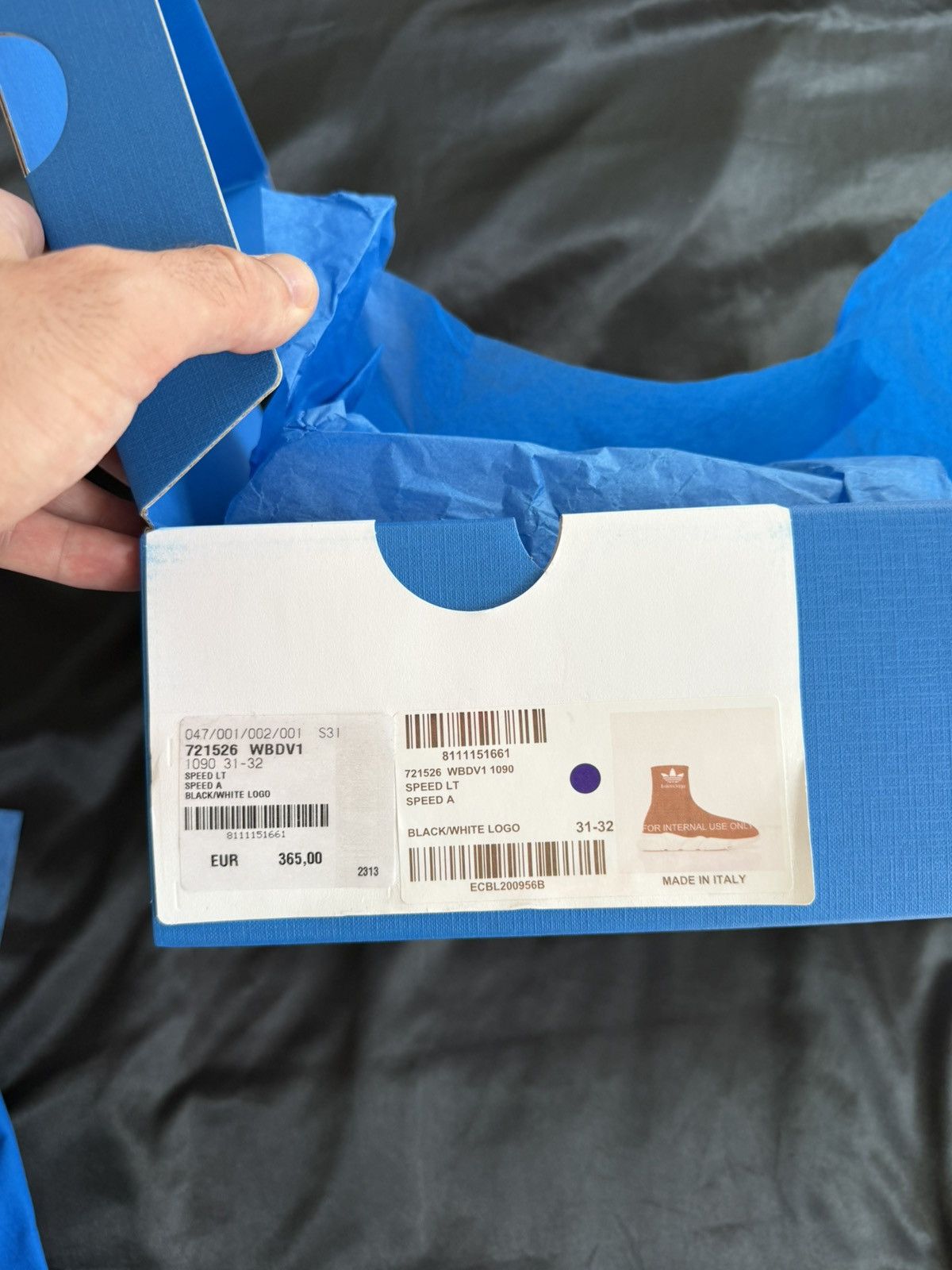 Adidas × Balenciaga Adidas x Balenciaga Speed LT Sock Sneakers Size US 4 / IT 34 - 7 Thumbnail