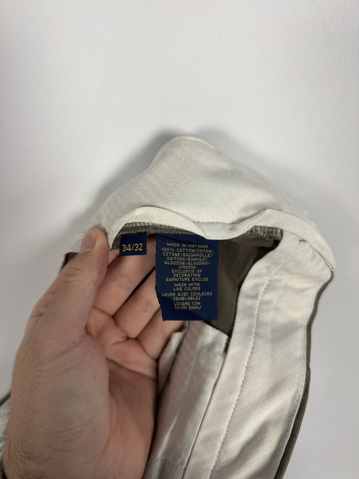 Polo Ralph Lauren Polo Ralph Lauren Chino Pants Classic Fit Cotton Trousers 34 Size US 34 / EU 50 - 7 Thumbnail