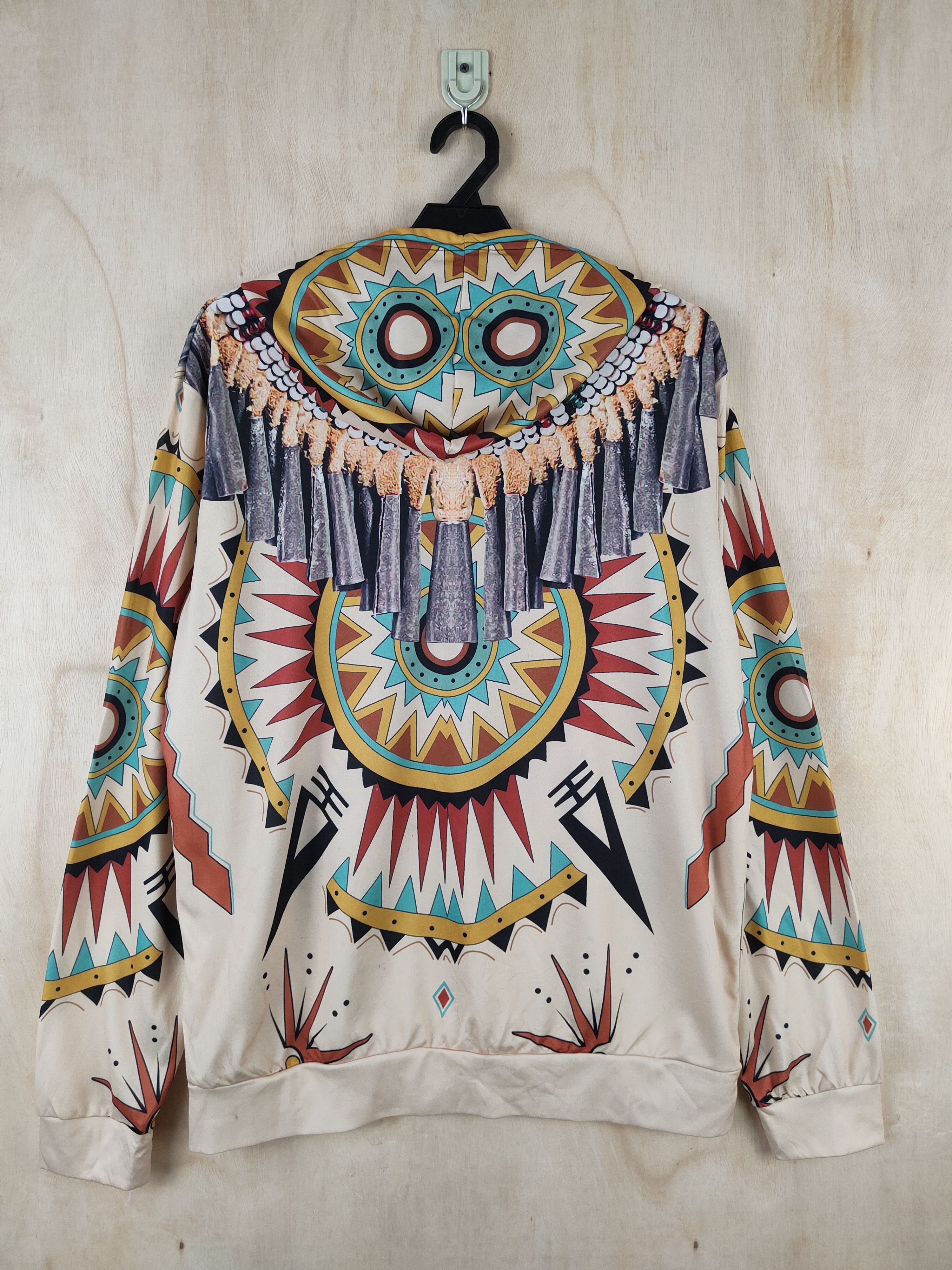 Japanese Brand Japan printed navajo art Hoodie thin Sweatshirts #S2479 Size US L / EU 52-54 / 3 - 7 Thumbnail