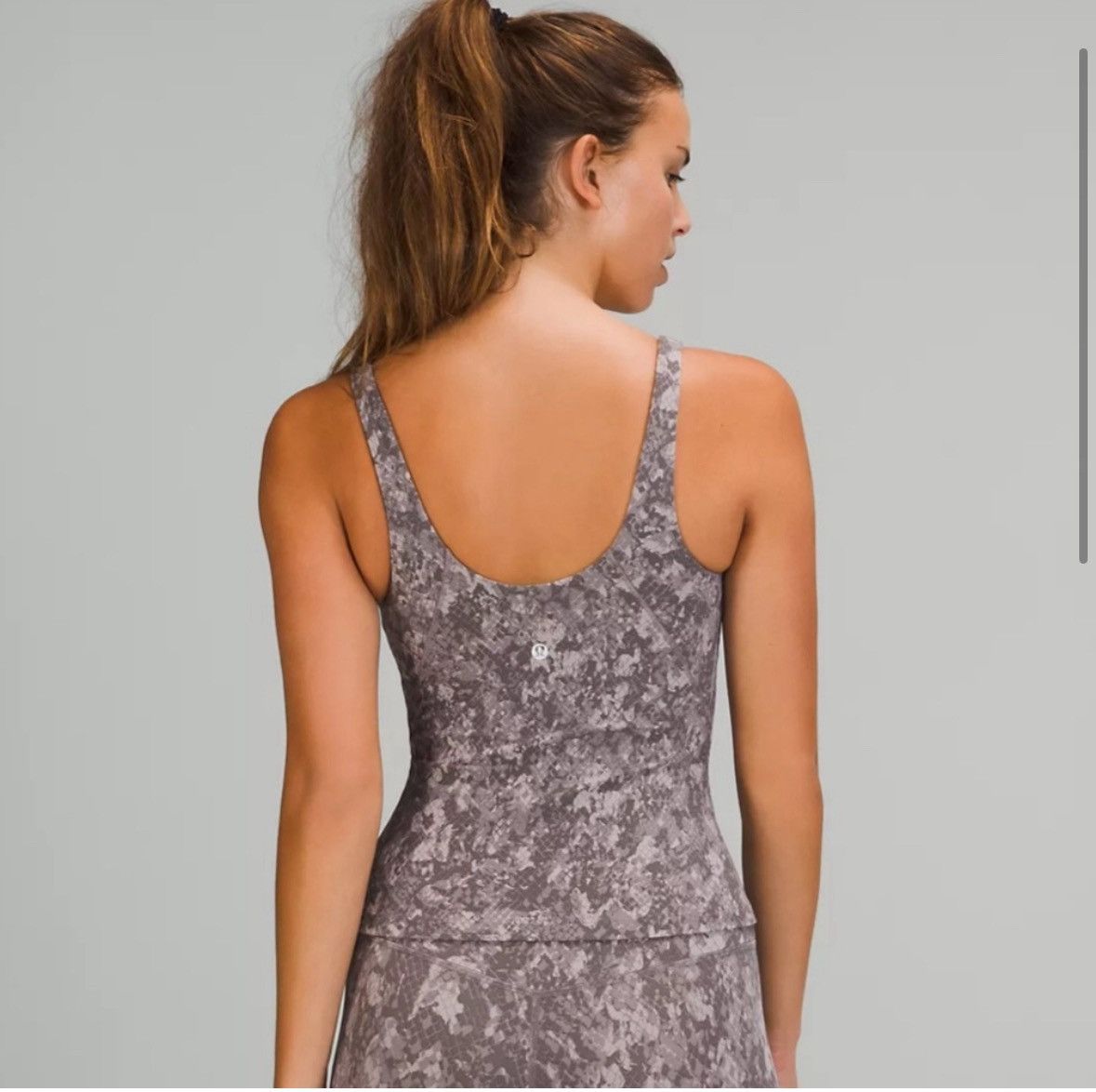 Lululemon Lululemon Align Tank Waist Length Camo Lunar Rock Sz 2 Size XS / US 0-2 / IT 36-38 - 2 Thumbnail