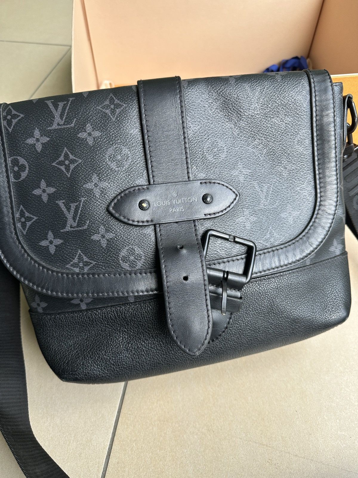 Louis Vuitton Louis Vuitton Messenger Shoulder Bag Saumur Eclipse Size ONE SIZE - 6 Thumbnail