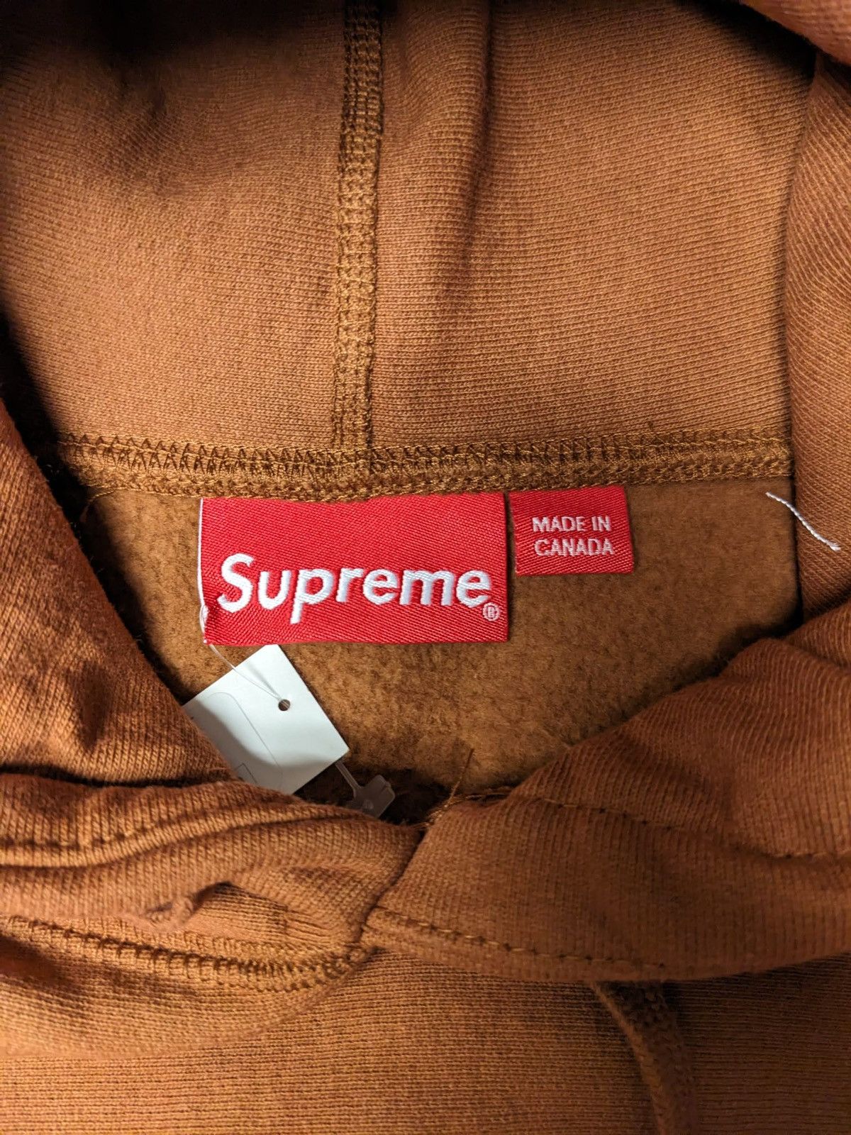 Supreme FW17 SUPREME BOX LOGO HOODED SWEATSHIRT HOODIE BROWN M Size US M / EU 48-50 / 2 - 4 Thumbnail