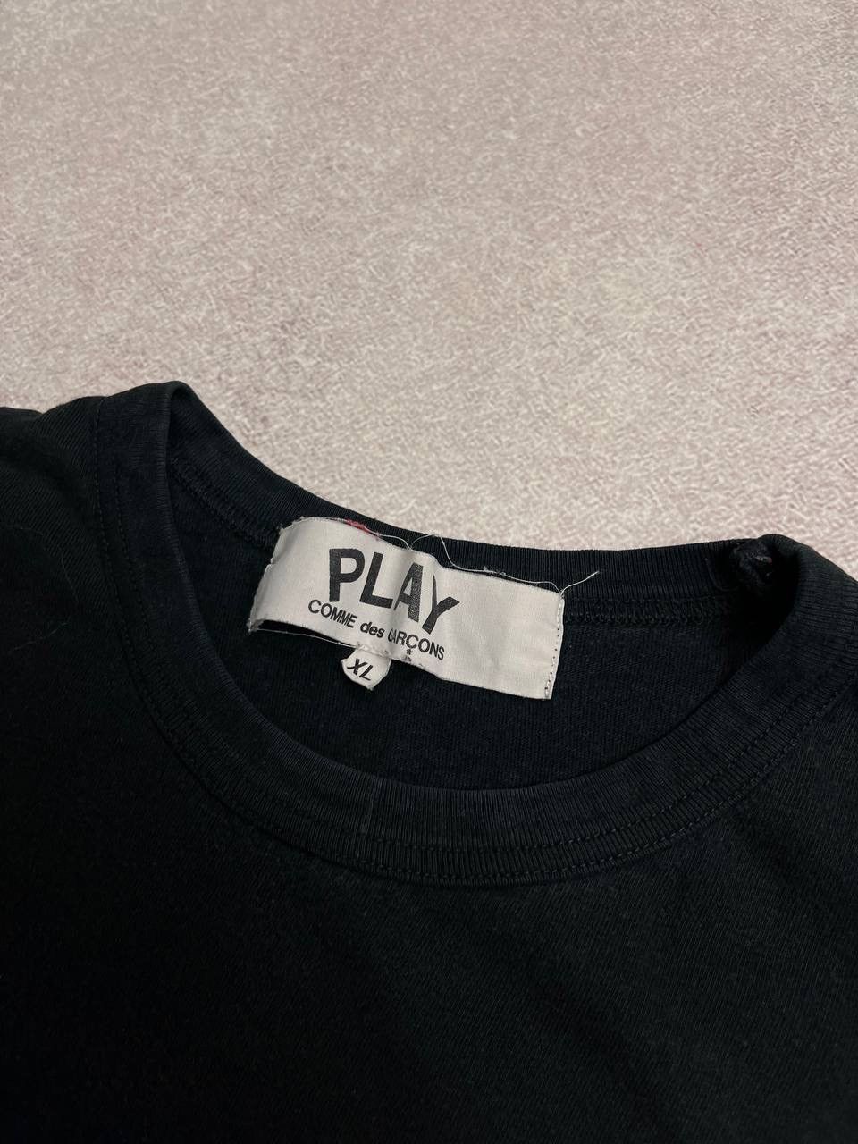 Comme des Garcons × Vintage Vintage CDG Comme Des Garcons Heart PLAY T-shirt XL Size US XL / EU 56 / 4 - 4 Thumbnail