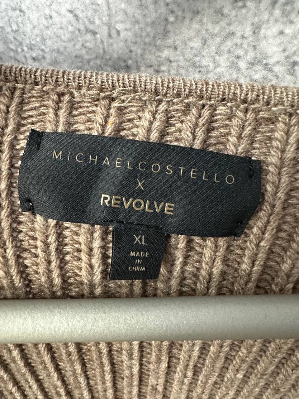 REVOLVE Michael Costello x Revolve Knit Sweater Dress Braided Detail Size XL / US 12-14 / IT 48-50 - 10 Thumbnail