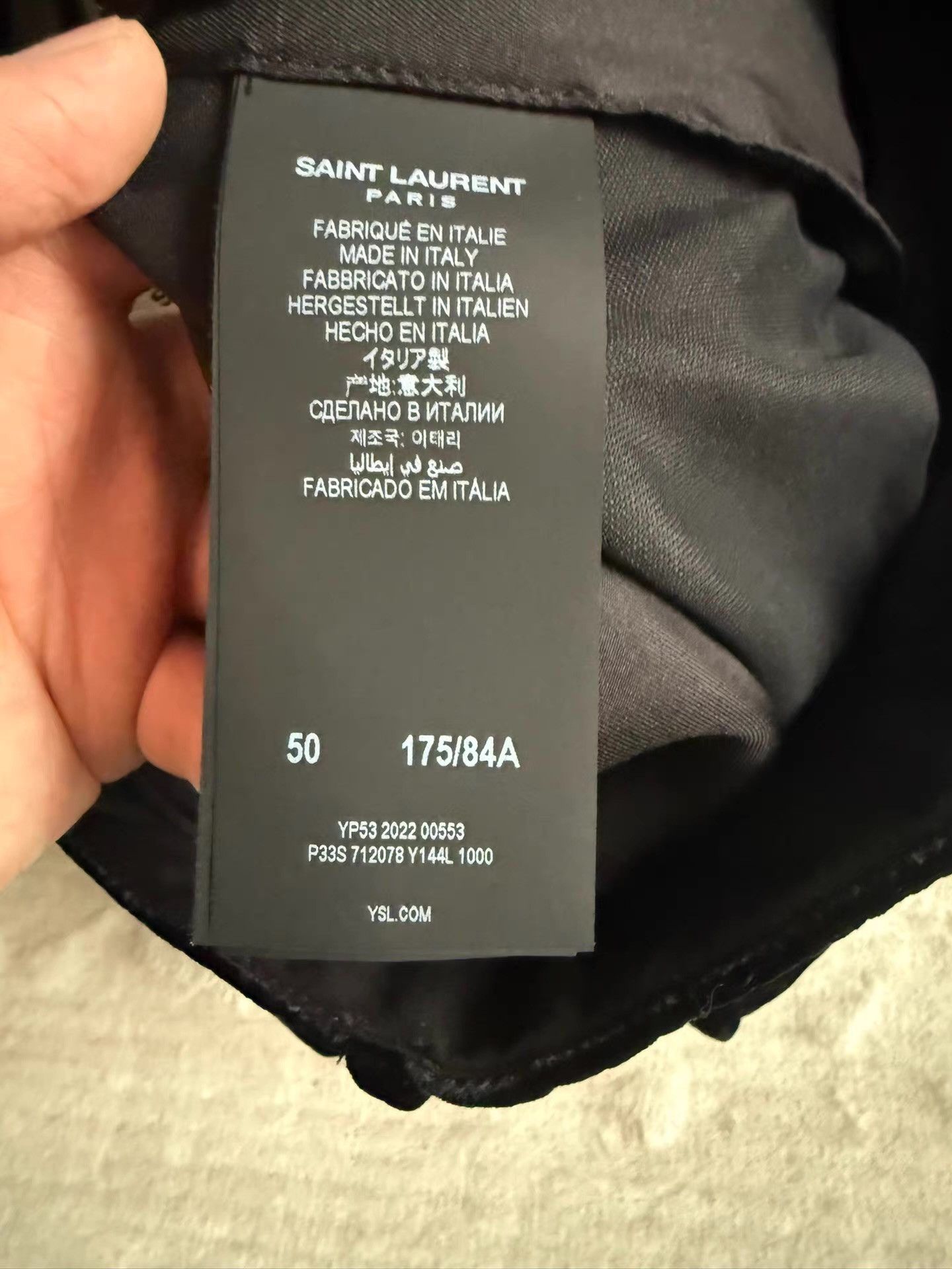 Saint Laurent Paris Saint Laurent SLP Velvet Dress Pants Ｑ23 Size US 36 / EU 52 - 4 Thumbnail
