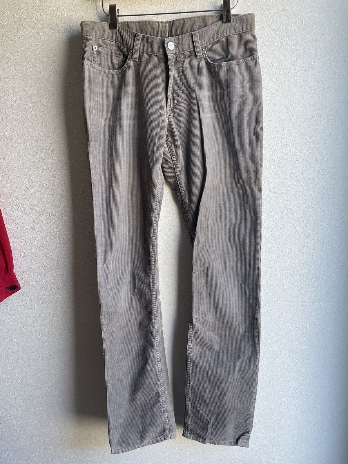 Helmut Lang Helmut Lang S/S 2004 Low Rise Corduroy Pants 30x30 Size US 30 / EU 46 - 2 Thumbnail