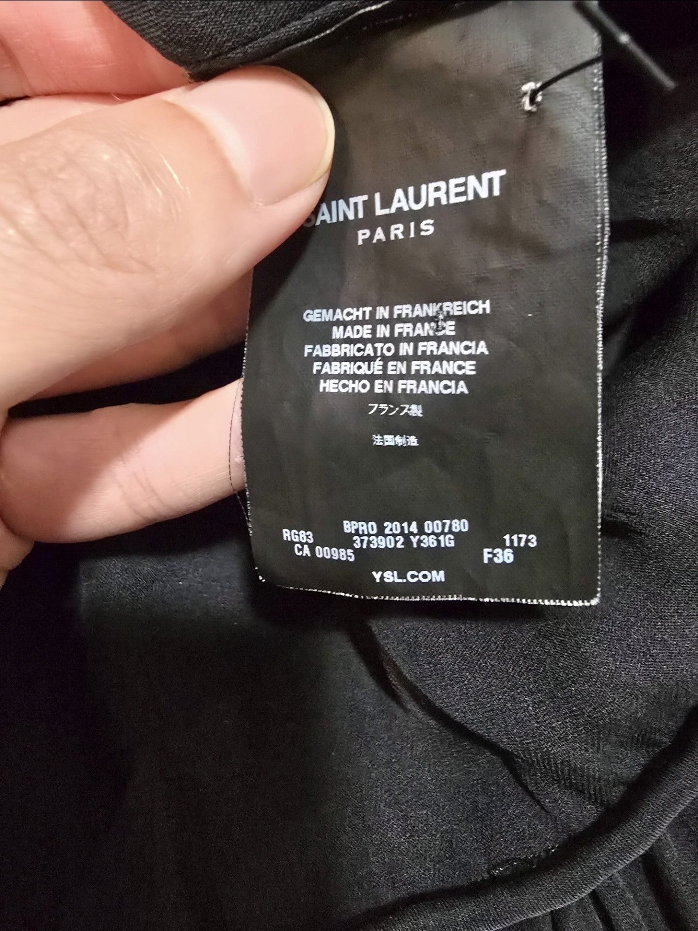 Saint Laurent Paris Paisley silk dress Size XS / US 0-2 / IT 36-38 - 3 Thumbnail