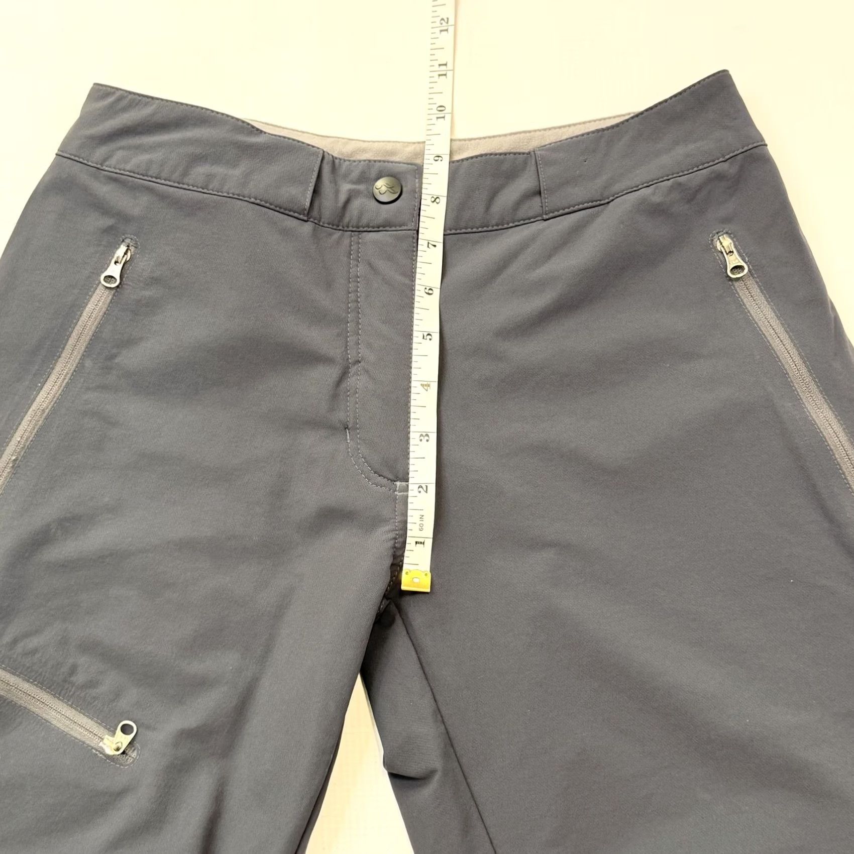 Rab VINTAGE Rab Vector Pants Womens XS Gray Softshell Hiking Zip Pockets Stretch Outdoor Size 26" / US 2 / IT 38 - 7 Thumbnail