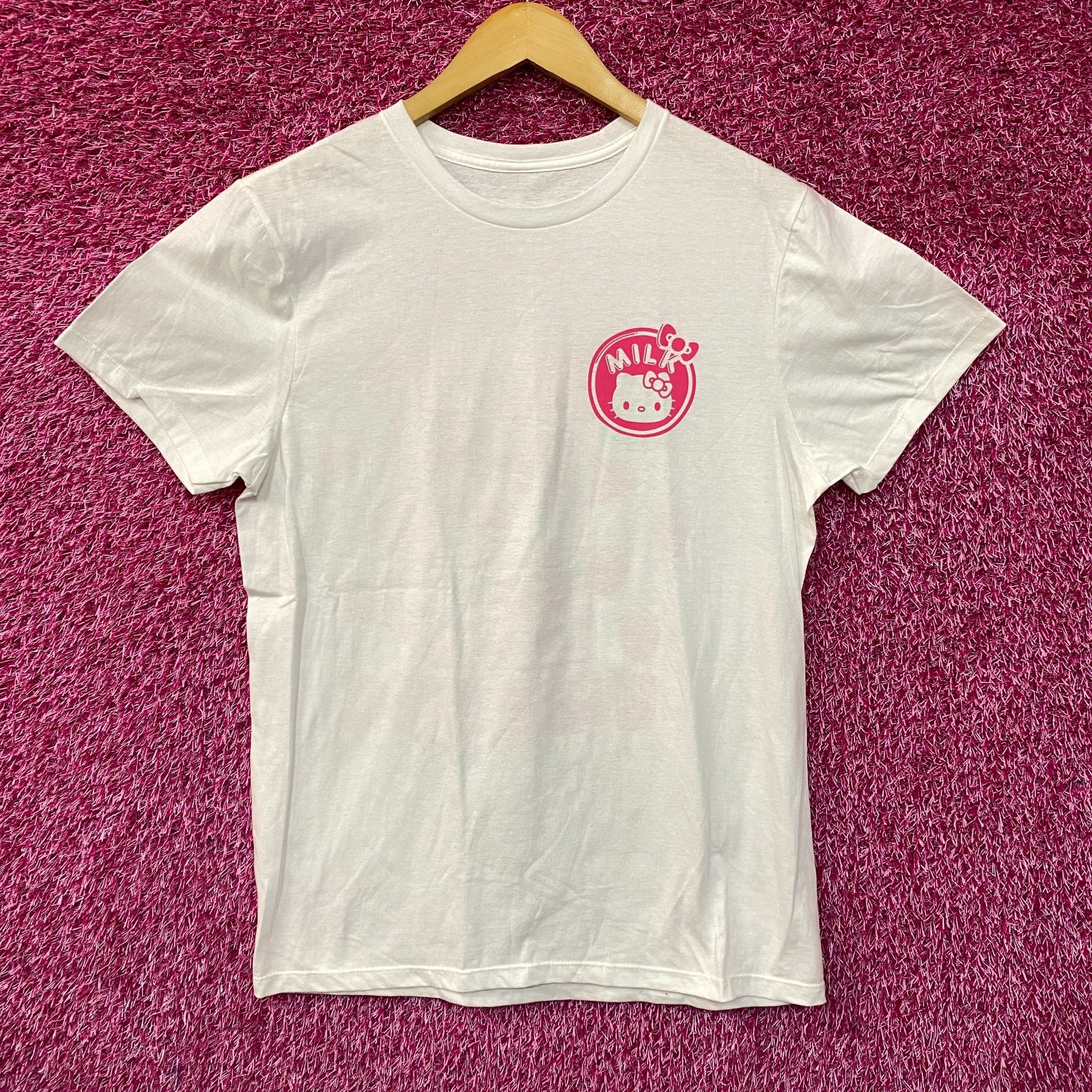 Other Hello Kitty Strawberry Milk Kawaii Graphic Design T-Shirt Sm Size US S / EU 44-46 / 1 - 2 Thumbnail