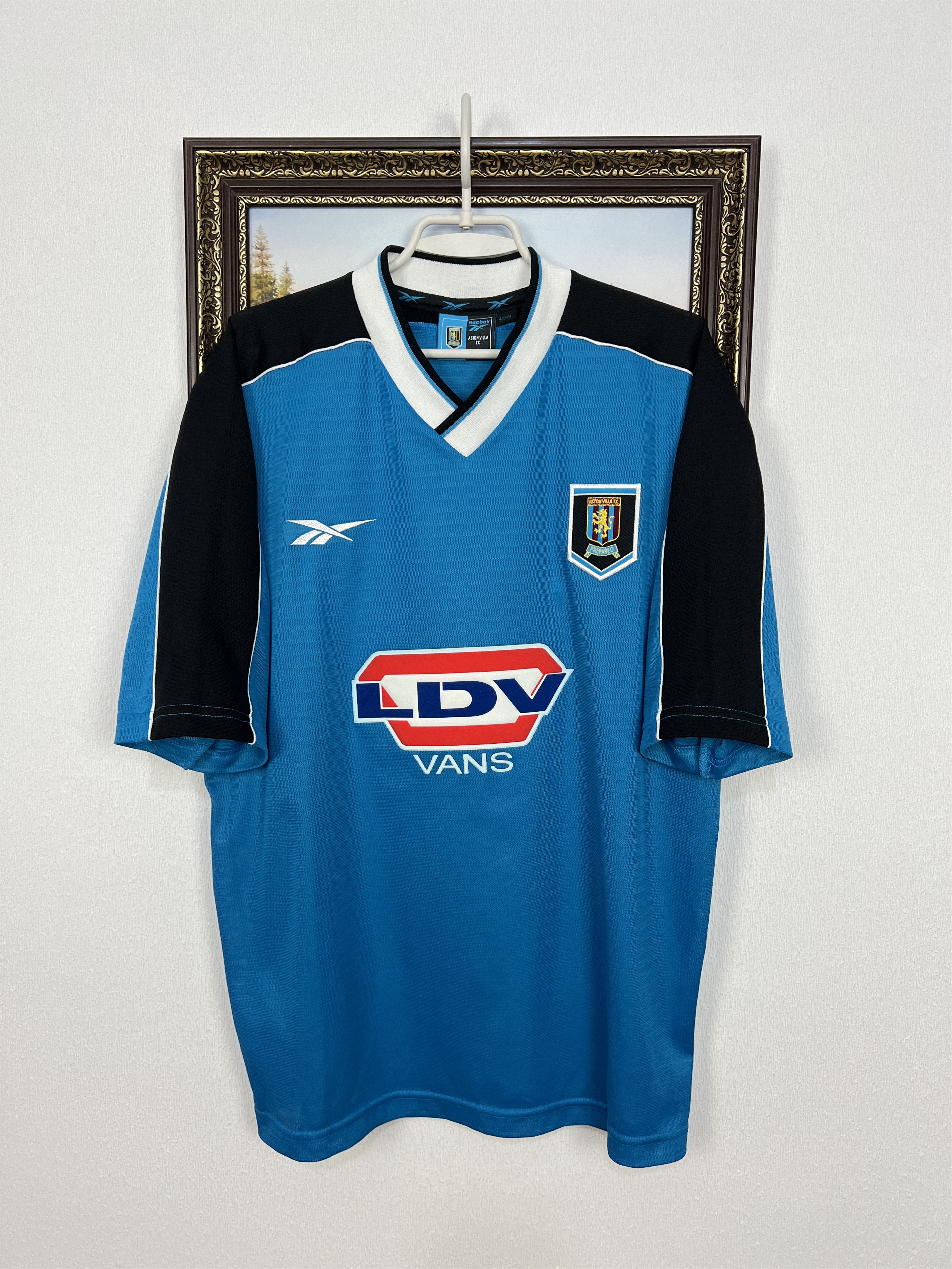 Reebok Aston Villa Away football shirt 1998 Soccer Reebok Jersey Size US L / EU 52-54 / 3 - 1 Thumbnail