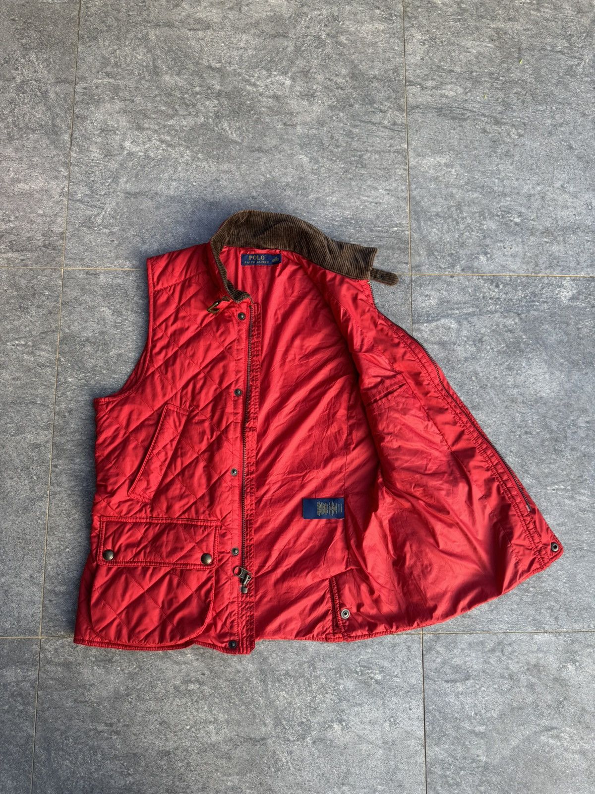 Polo Ralph Lauren Polo Ralph Lauren Quilted Vest Red Womens Equestrian Style Size M / US 6-8 / IT 42-44 - 5 Thumbnail