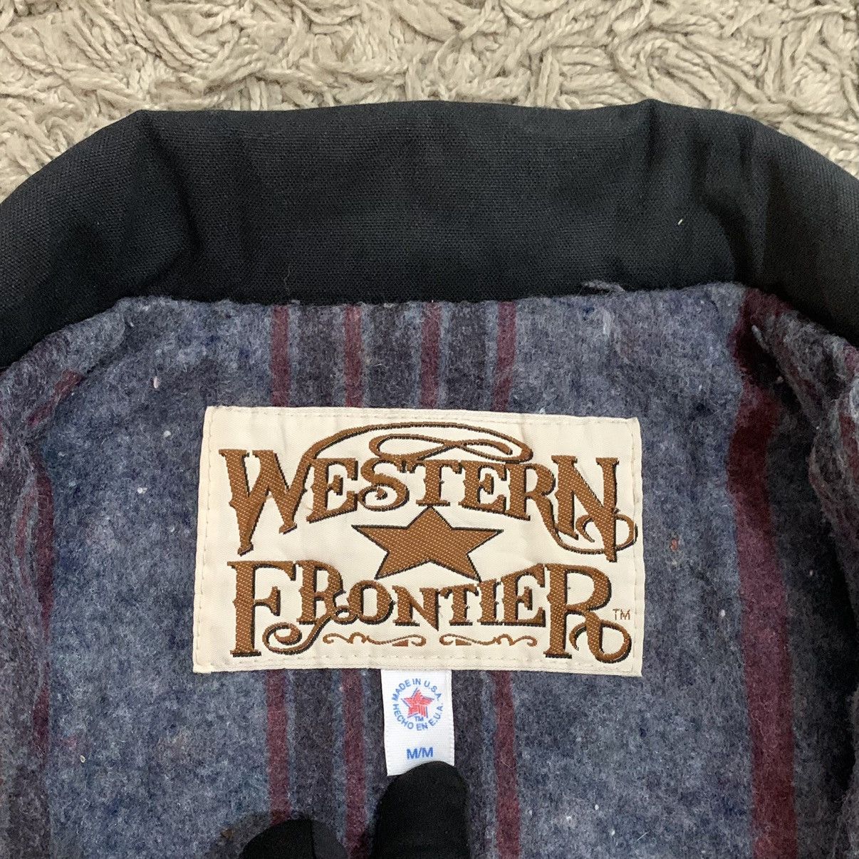 Vintage 1990’s West Frontier “Blue Aztec” Two-Tone Santa Fe Jacket Size US M / EU 48-50 / 2 - 9 Thumbnail