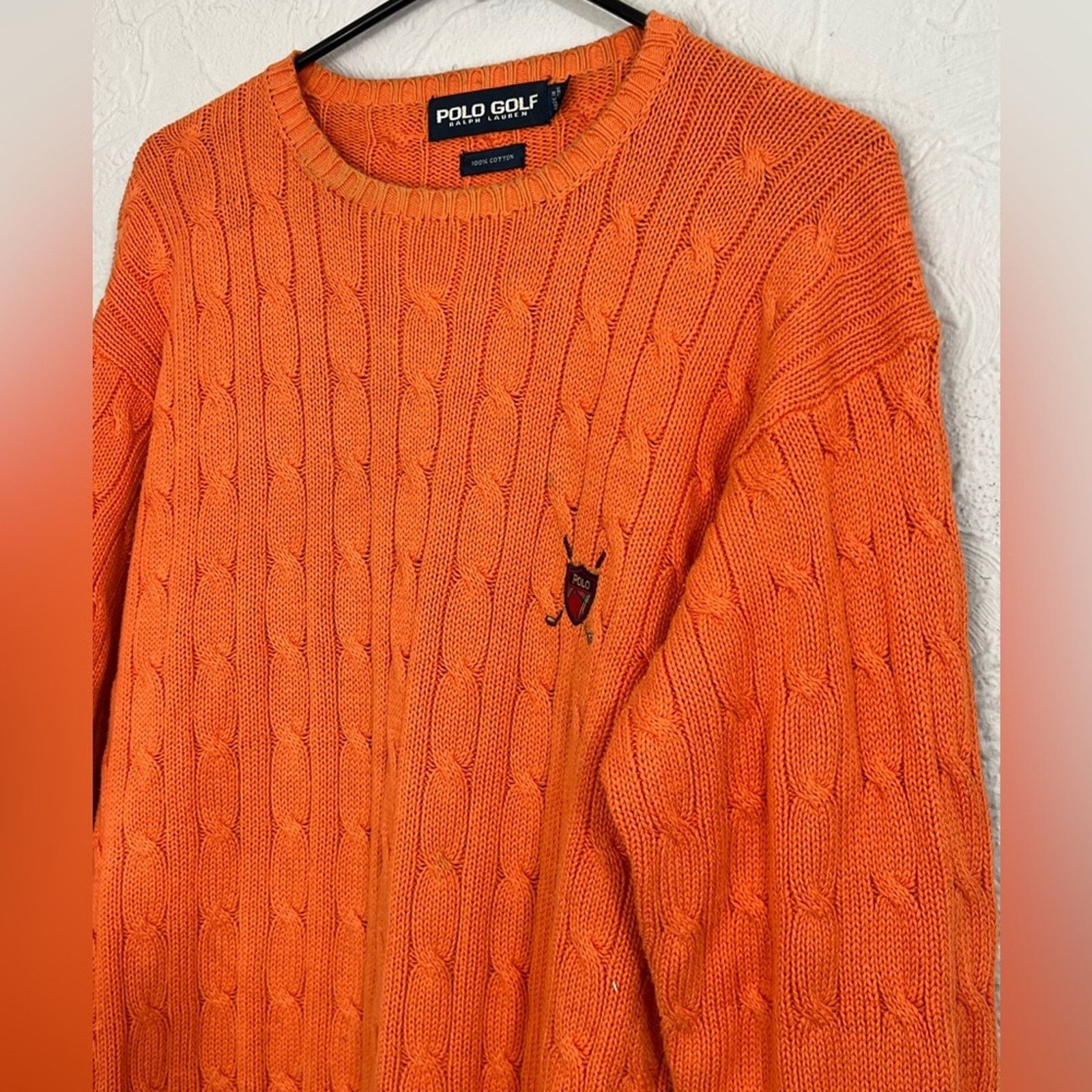 Polo Ralph Lauren Polo Golf Ralph Lauren Sweater Cable Knit Crest Pullover Size US S / EU 44-46 / 1 - 4 Thumbnail
