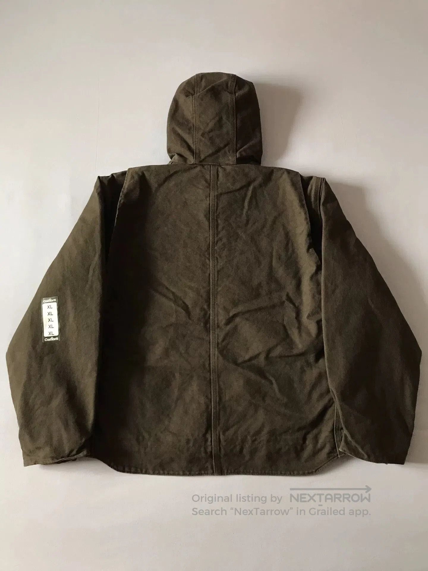 Carhartt Carhartt J141 Hooded Canvas Work Jacket. Size US XL / EU 56 / 4 - 2 Thumbnail