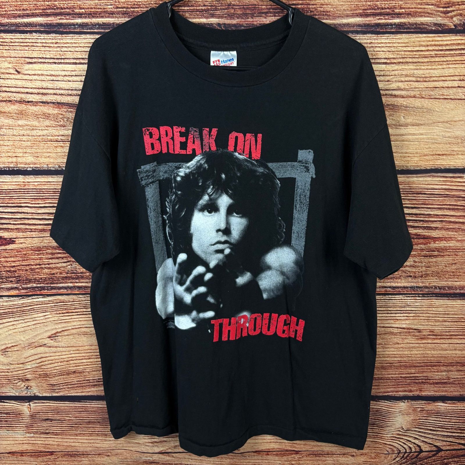 Hanes × Vintage 1993 The Doors Jim Morrison Break On Through Tour T-shirt Size US XL / EU 56 / 4 - 3 Thumbnail