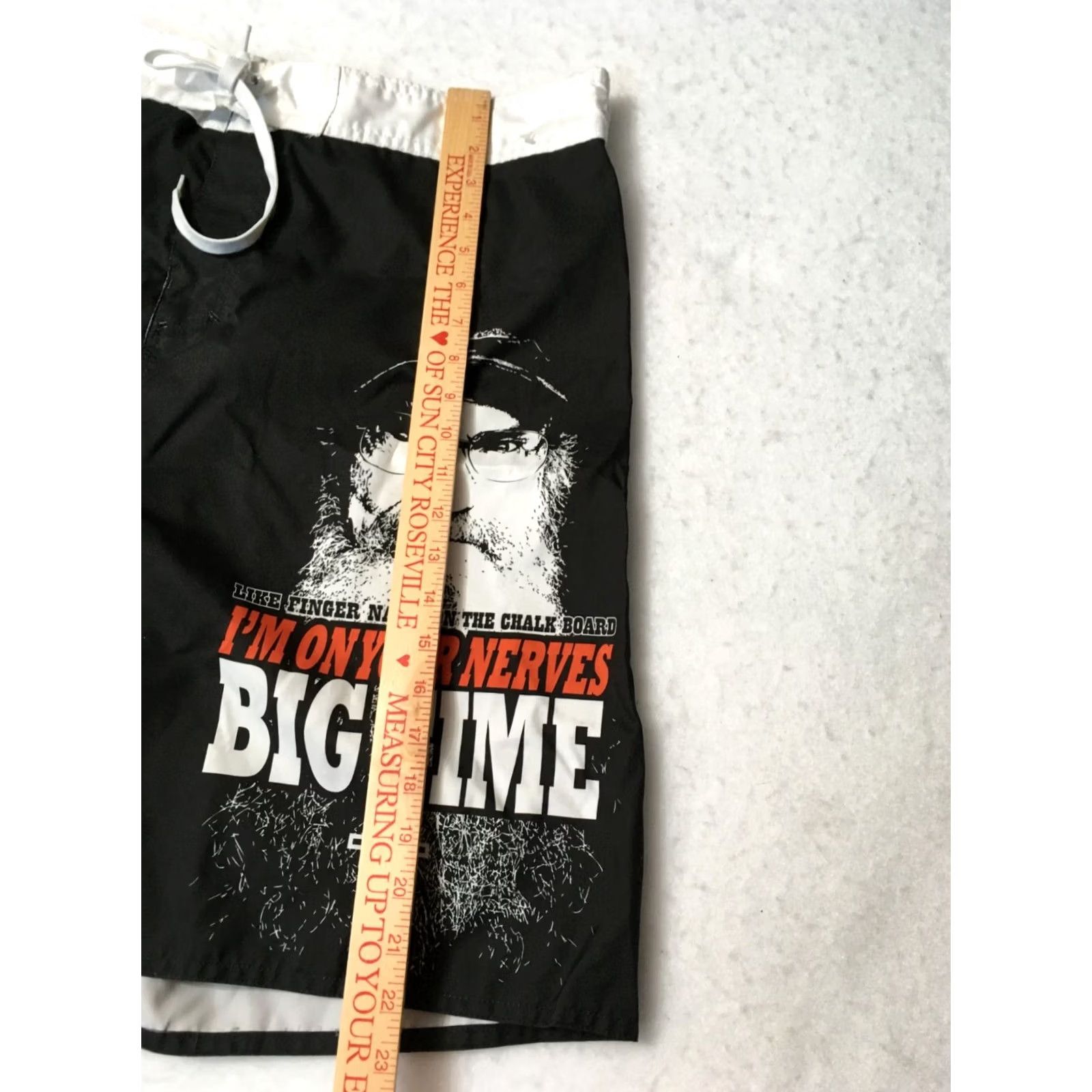 Vintage DUCK DYNASTY black graphic big time SI Shorts Men 38 BIG TIME Size US 38 / EU 54 - 6 Thumbnail