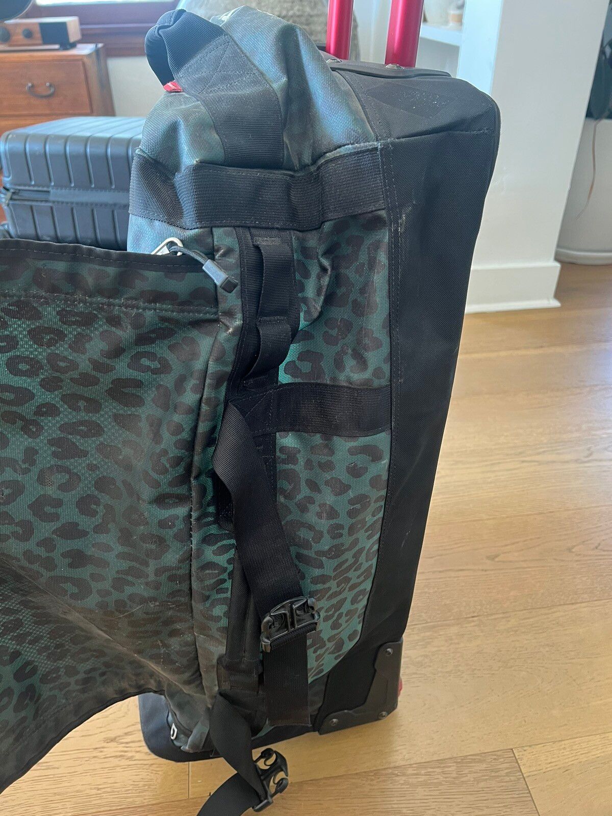 Supreme Supreme The North Face Leopard Rolling Thunder Green FW10 | Grailed