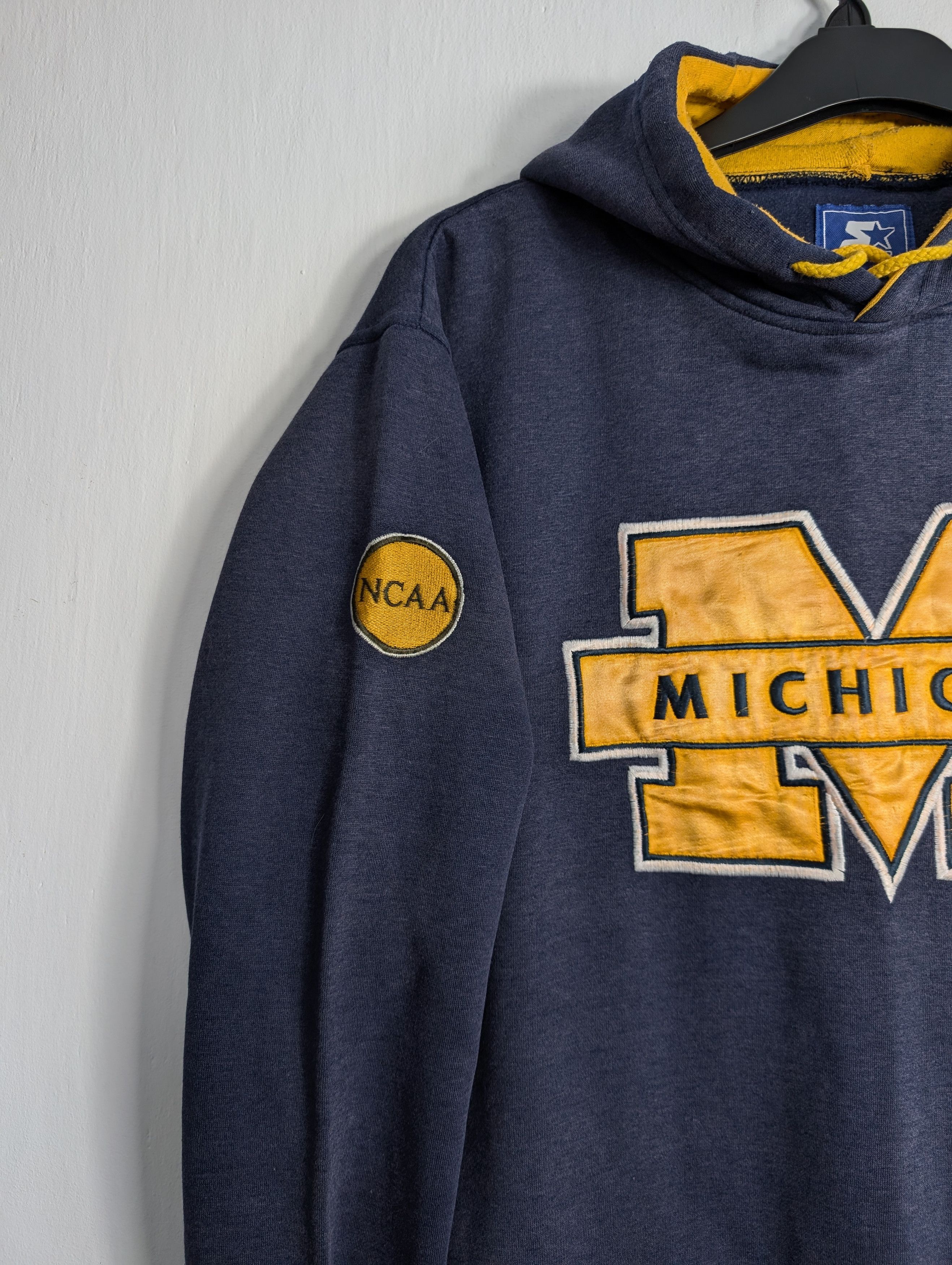 Starter Vintage Michigan Wolverines Starter Hoodie Y2K Retro Boxy Size US M / EU 48-50 / 2 - 4 Thumbnail