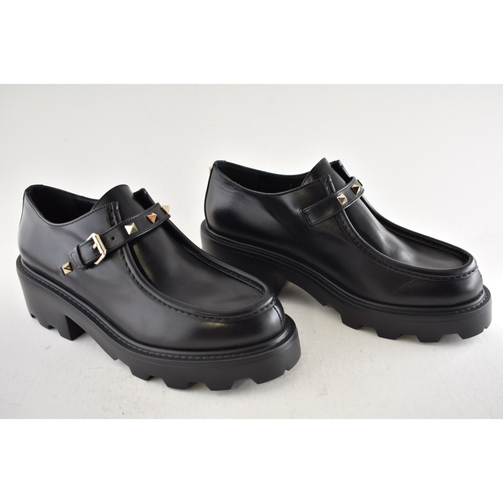 Valentino Valentino Garavani Rockstud 55mm Single Monk Black Size US 9 / IT 39 - 4 Thumbnail