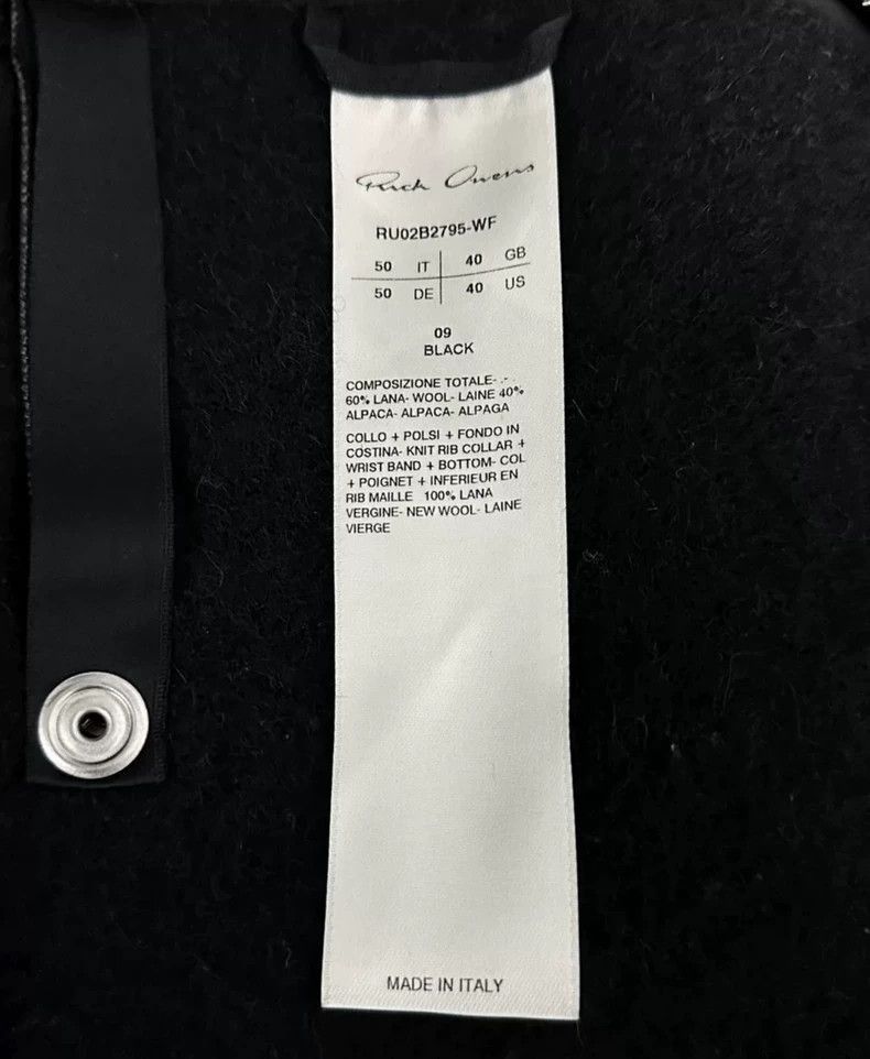 Rick Owens Rick Owens Alpaca wool silhouette coat-2506 Size US M / EU 48-50 / 2 - 4 Thumbnail