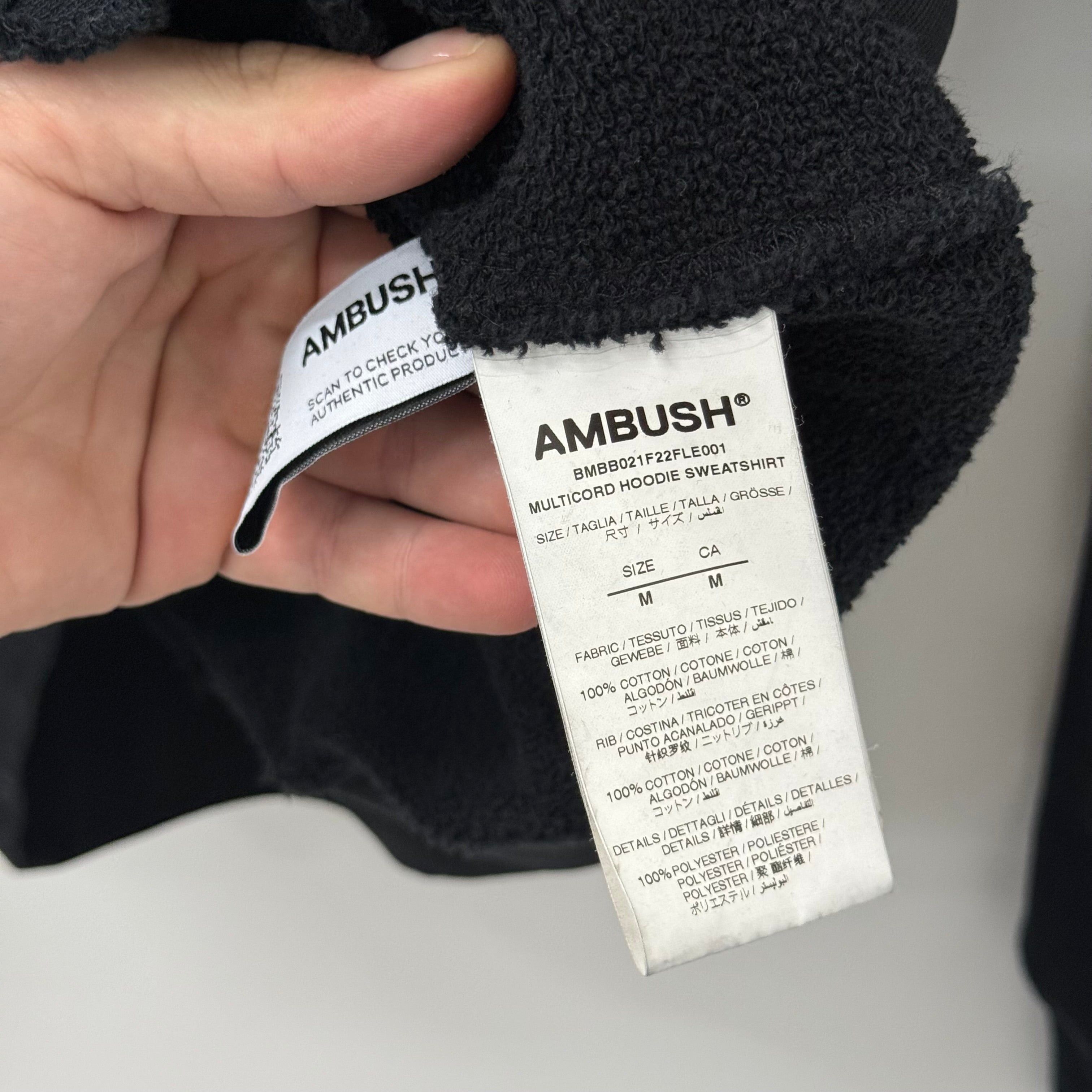 Ambush Design Ambush Multicord String Hoodie - Size M Size US M / EU 48-50 / 2 - 7 Thumbnail
