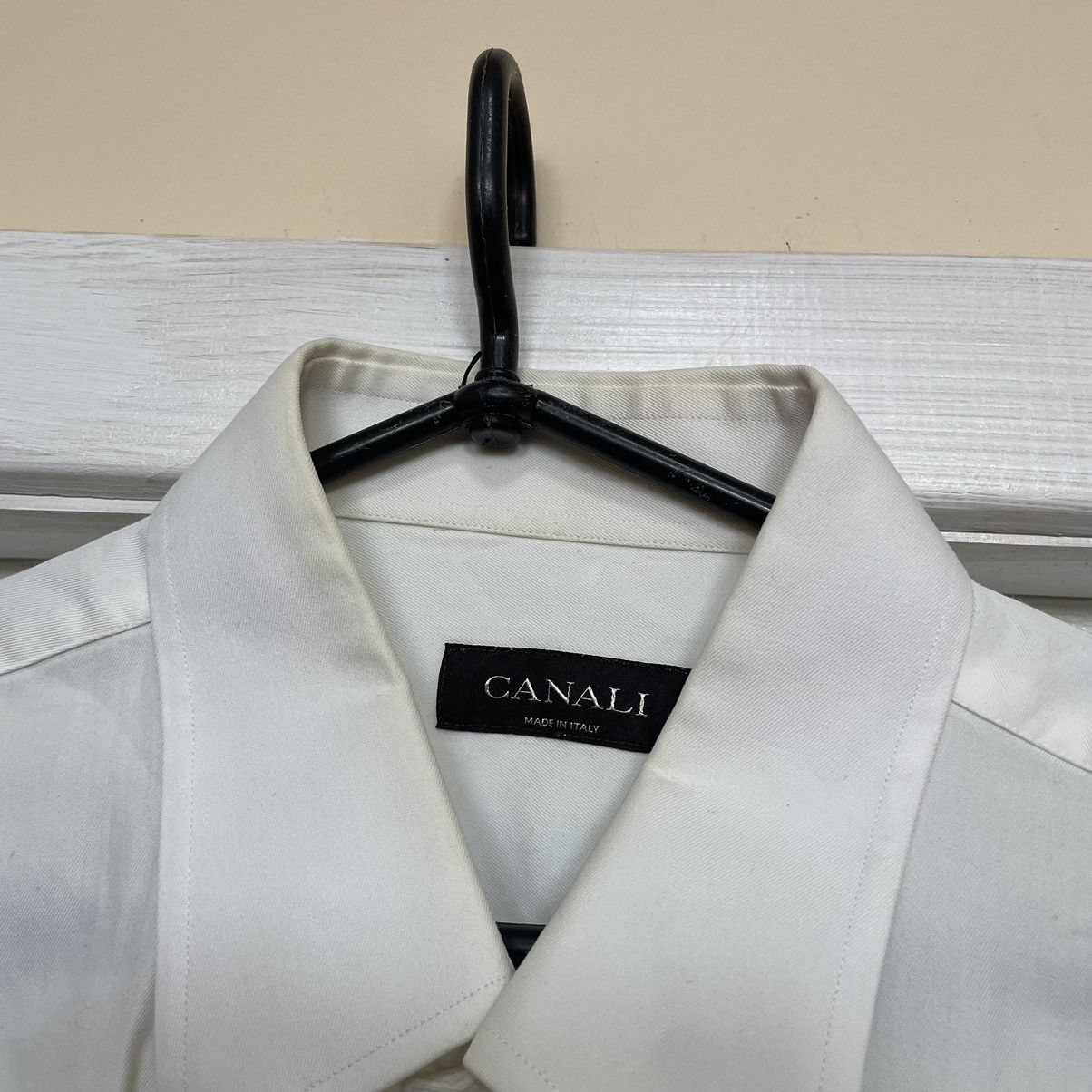 Canali × Vintage 42 Rare Canali tee long Shirt button up old money luxury Size US L / EU 52-54 / 3 - 2 Thumbnail