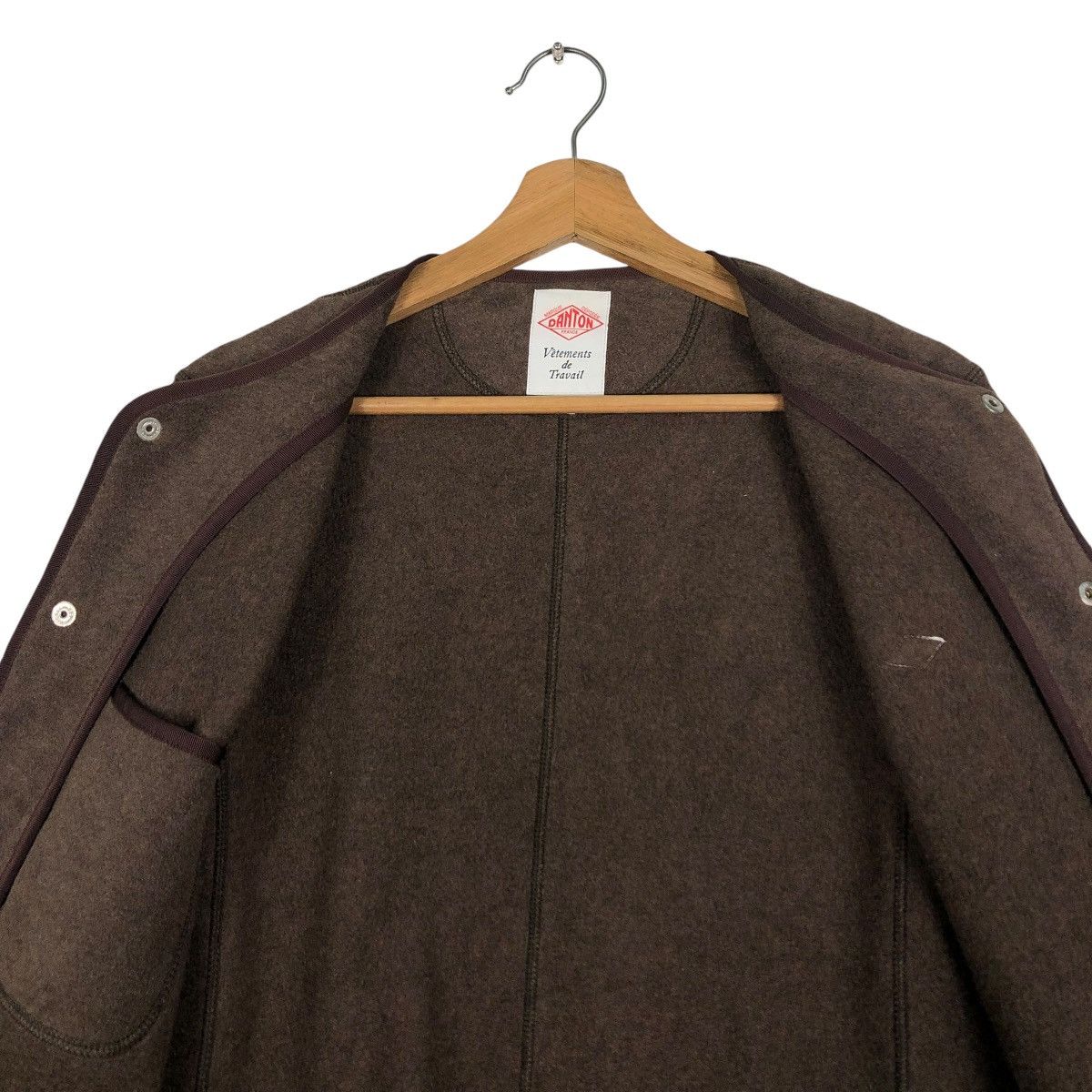 Danton × Japanese Brand 🔥VINTAGE CHORE WOOL JACKET DANTON ISSEY MIYAKE Size M / US 6-8 / IT 42-44 - 13 Thumbnail