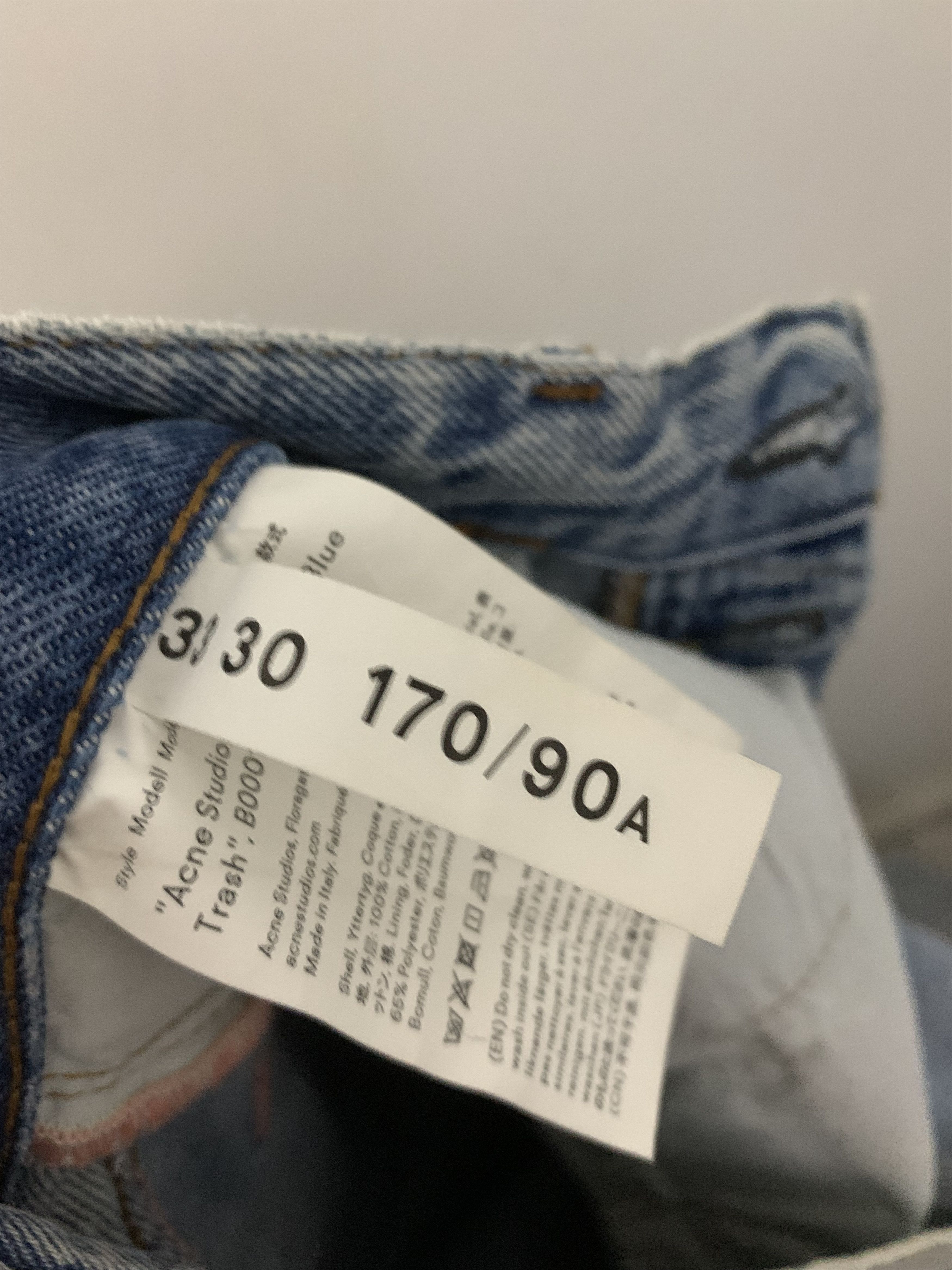 Acne Studios 1996 Straight-leg Jeans Size US 33 - 6 Thumbnail