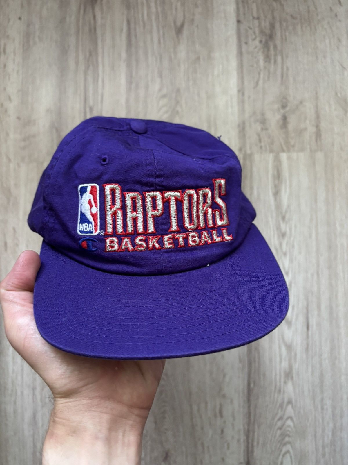 Champion vintage 1990s Toronto Raptors NBA Sports Vtg purlpe Size ONE SIZE - 19 Thumbnail