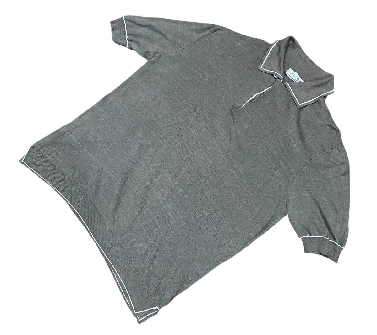 Yves Saint Laurent Yves Saint Laurent Polo Shirt (M) Size US M / EU 48-50 / 2 - 2 Thumbnail