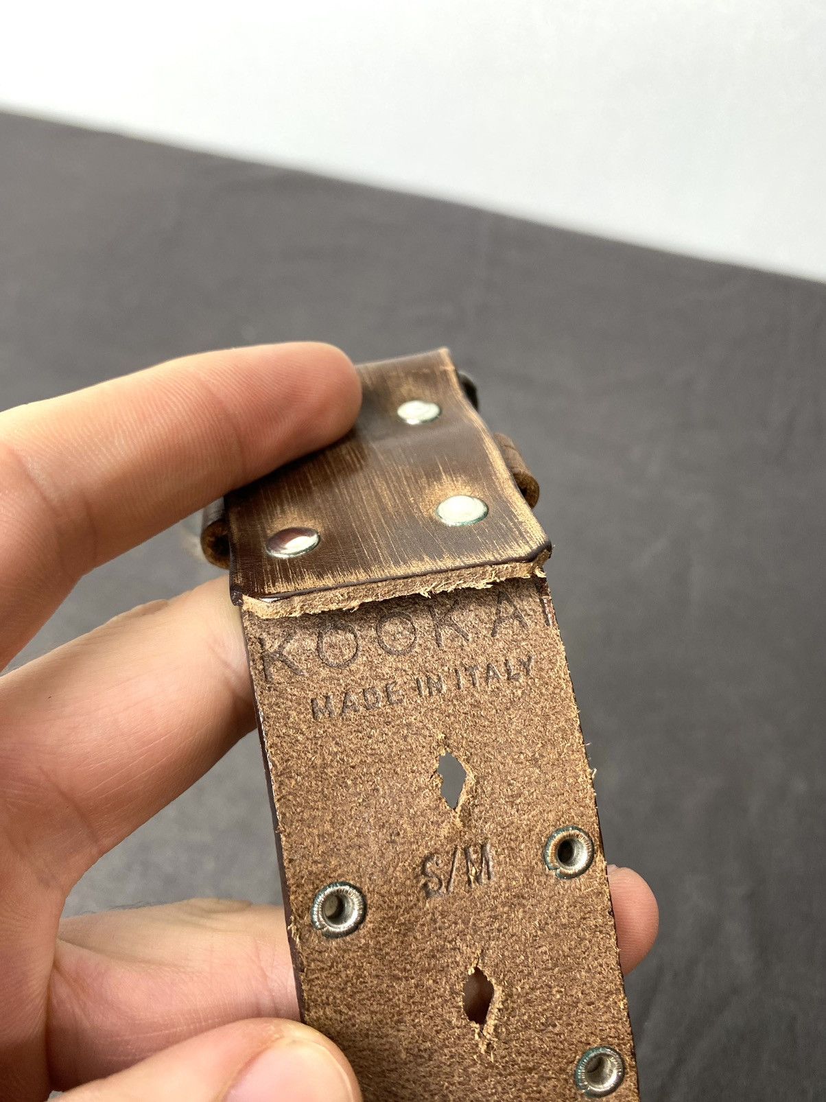 Cowboy Equipment Italy Made Vintage Belt Cowboy Style Rhinestones Patchwork Size ONE SIZE - 7 Thumbnail