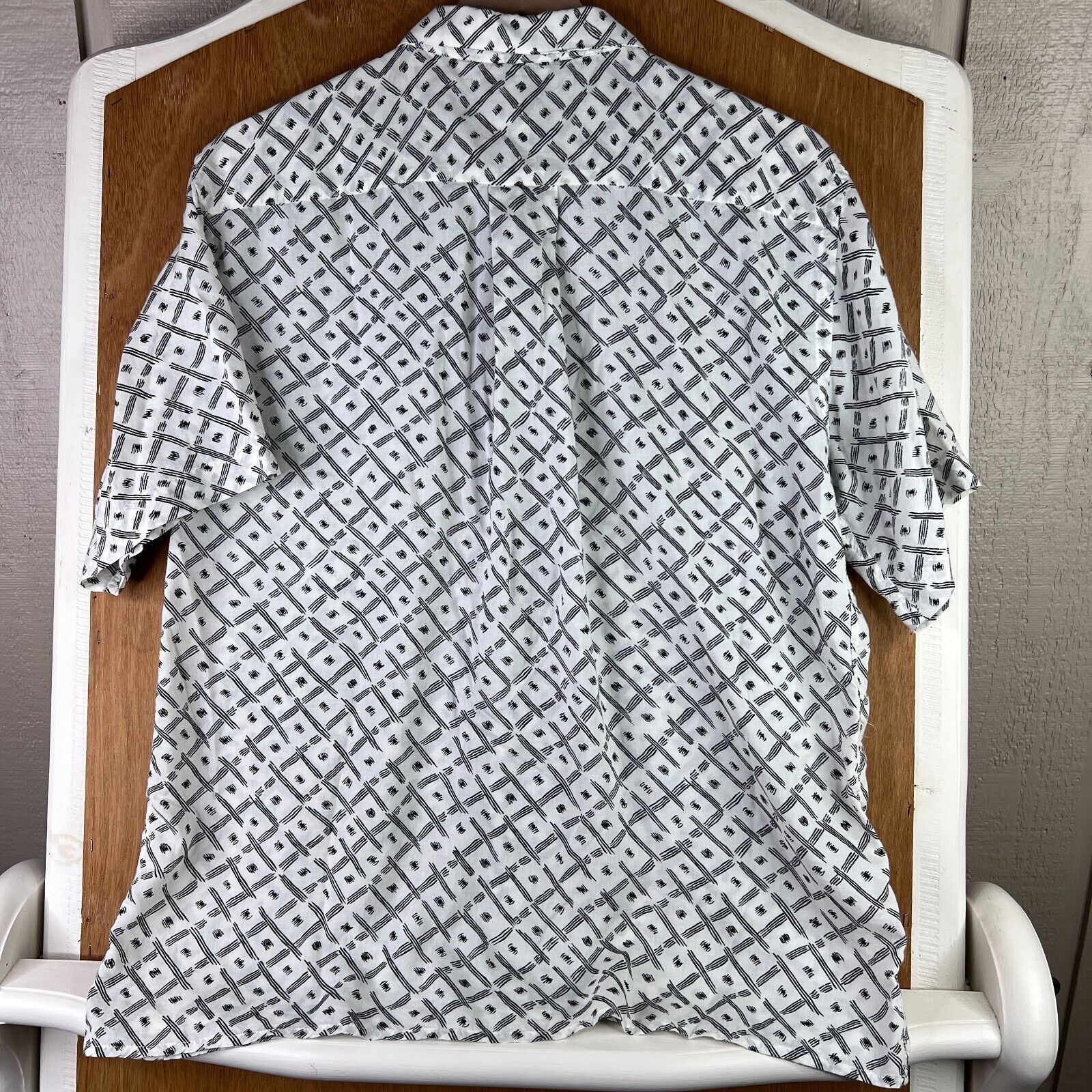 Yves Saint Laurent VINTAGE YSL Shirt Mens Medium White Camp Collar Yves 90s Size US M / EU 48-50 / 2 - 7 Thumbnail
