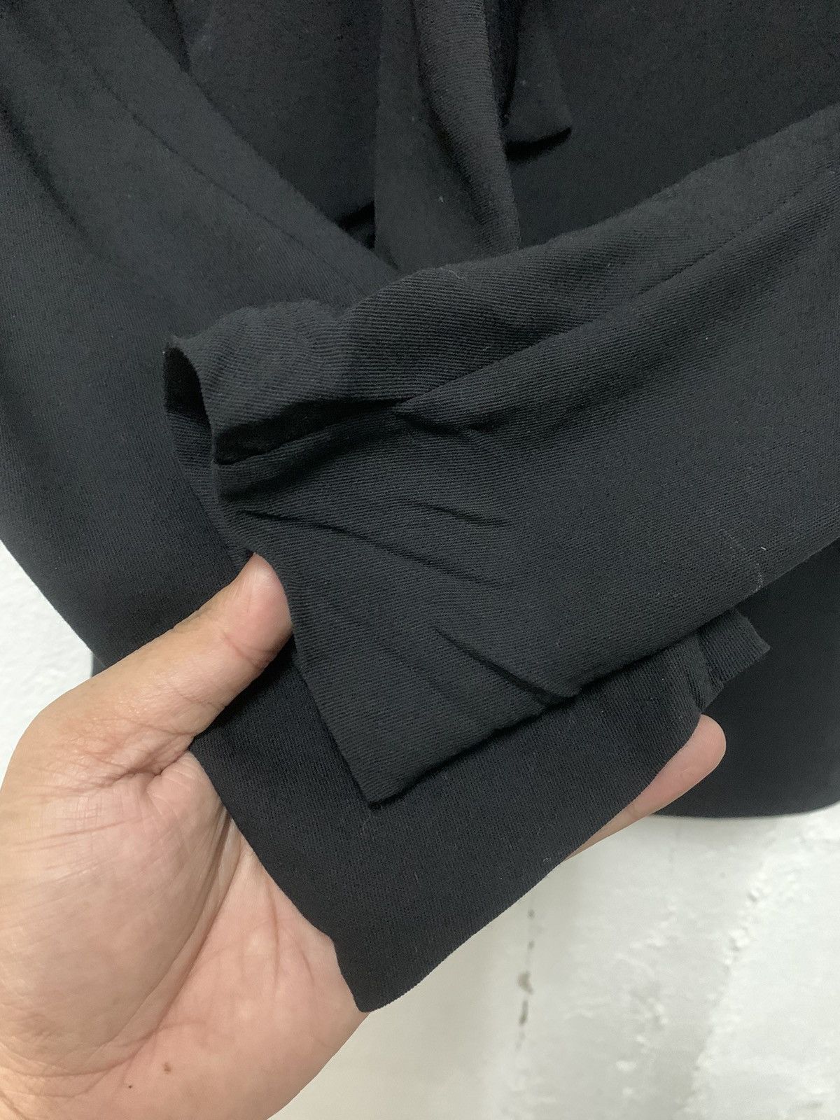 Yohji Yamamoto Yohji Yamamoto Laine Wool Drape Collar Jacket Size XS / US 0-2 / IT 36-38 - 12 Thumbnail
