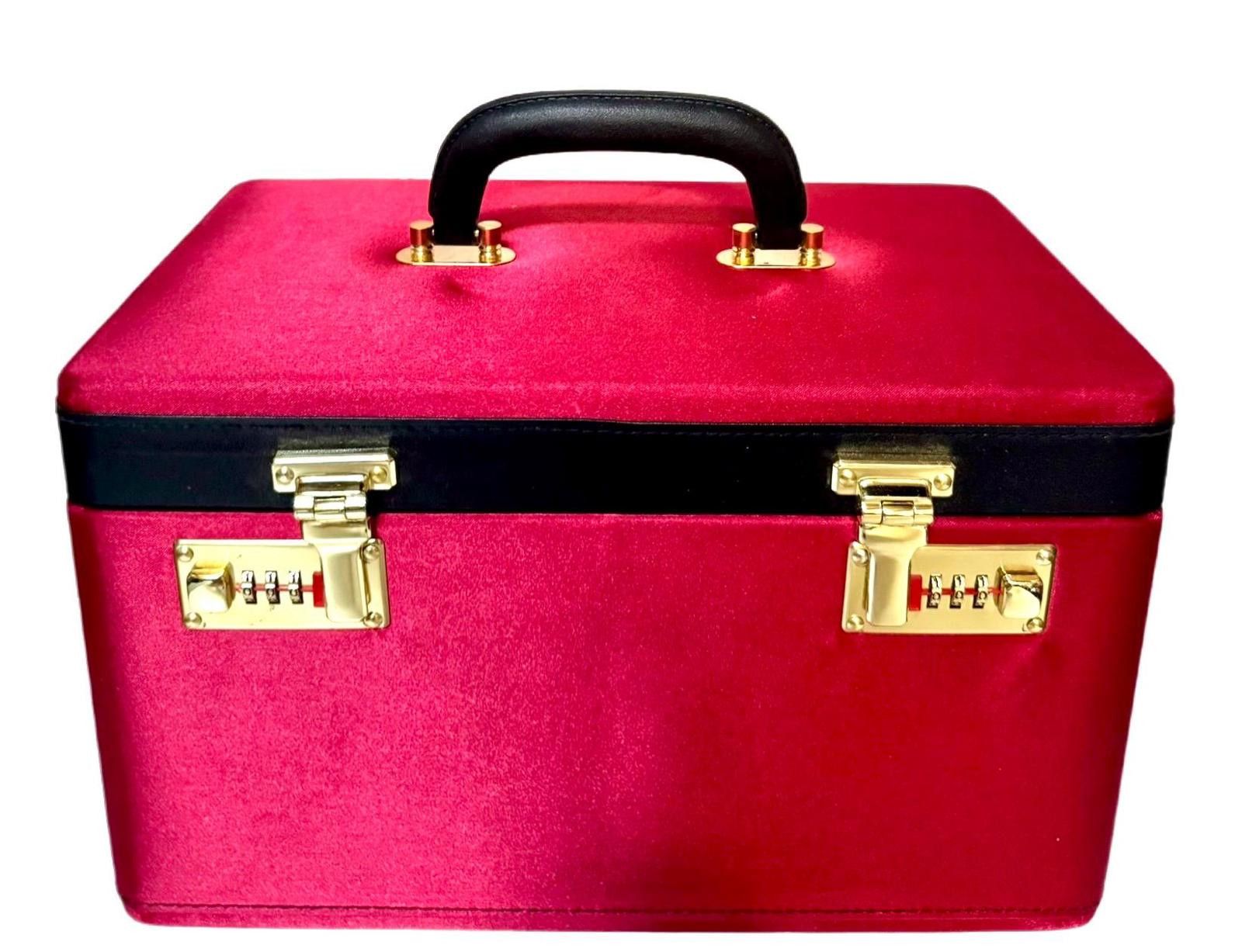 Other Jewelry Briefcase Box Red Large: PU Leather Organizer Size ONE SIZE - 1 Thumbnail