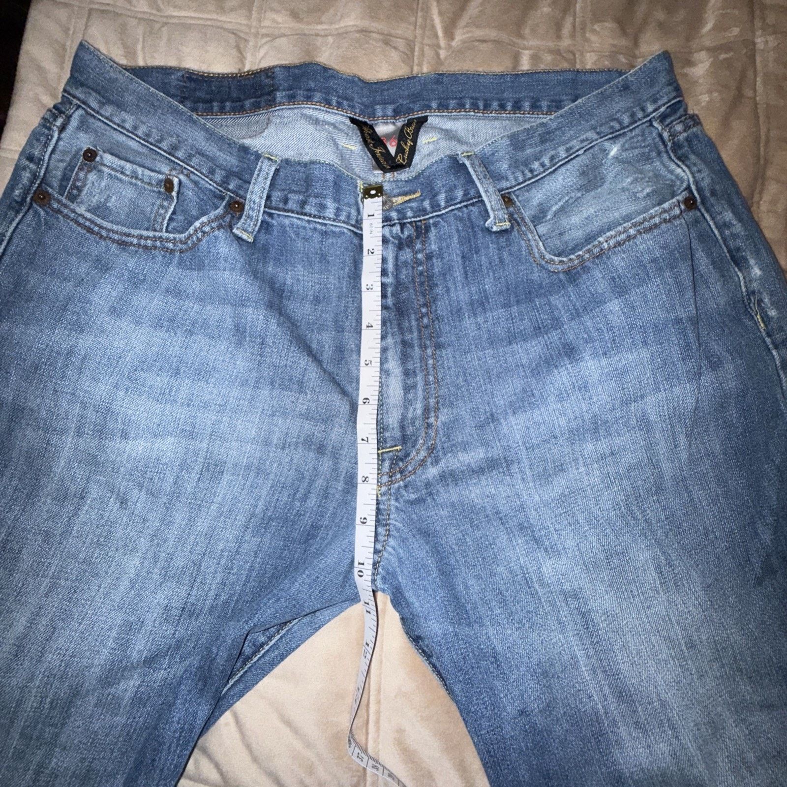 Lucky Brand Vintage Lucky Brand Jeans Size 36 x 31 Mid Wash 100% Cotton Size US 36 / EU 52 - 7 Thumbnail