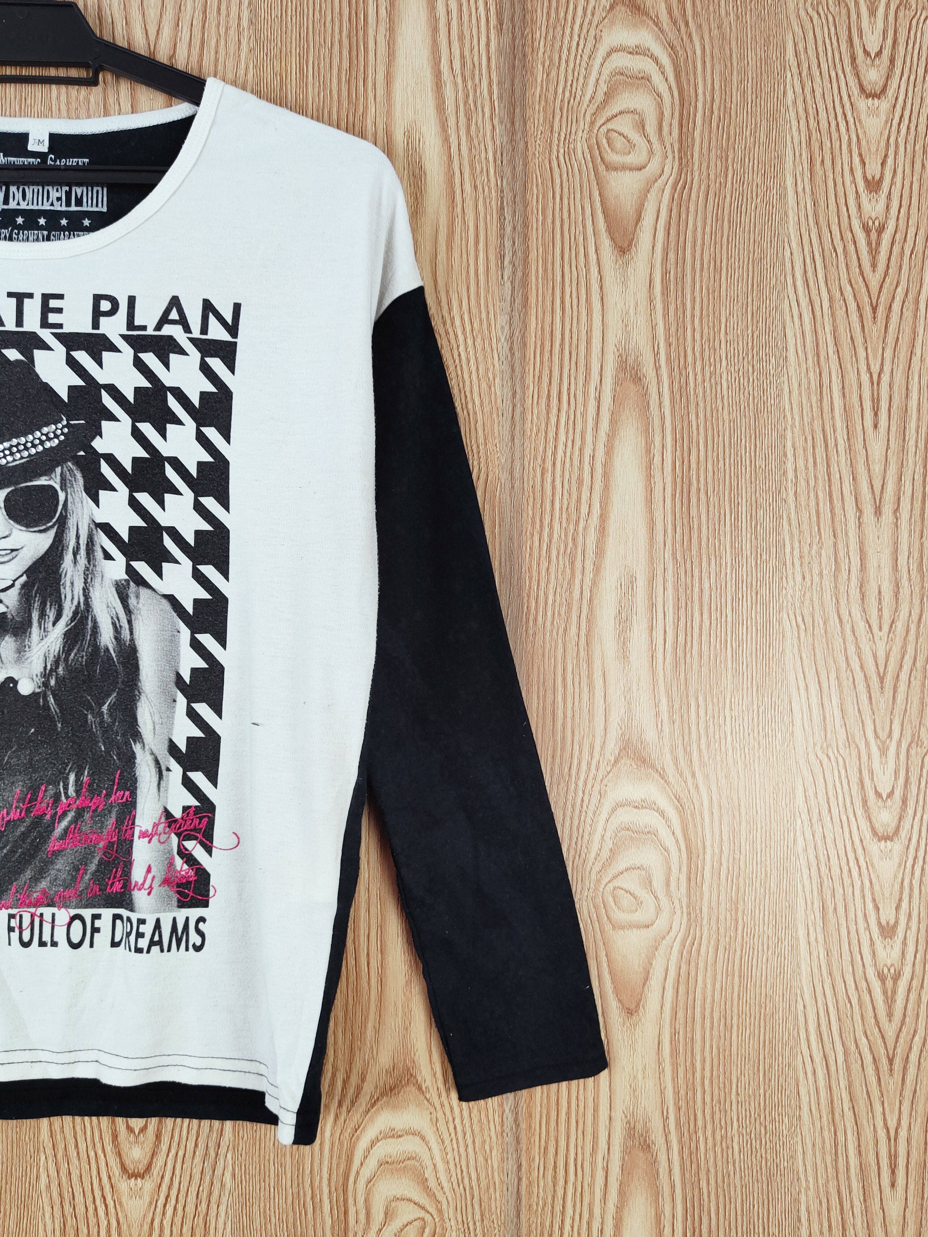 Japanese Brand × Vintage Sky Bomber Mini Black White Long Sleeve T-shirts Size S / US 4 / IT 40 - 8 Thumbnail