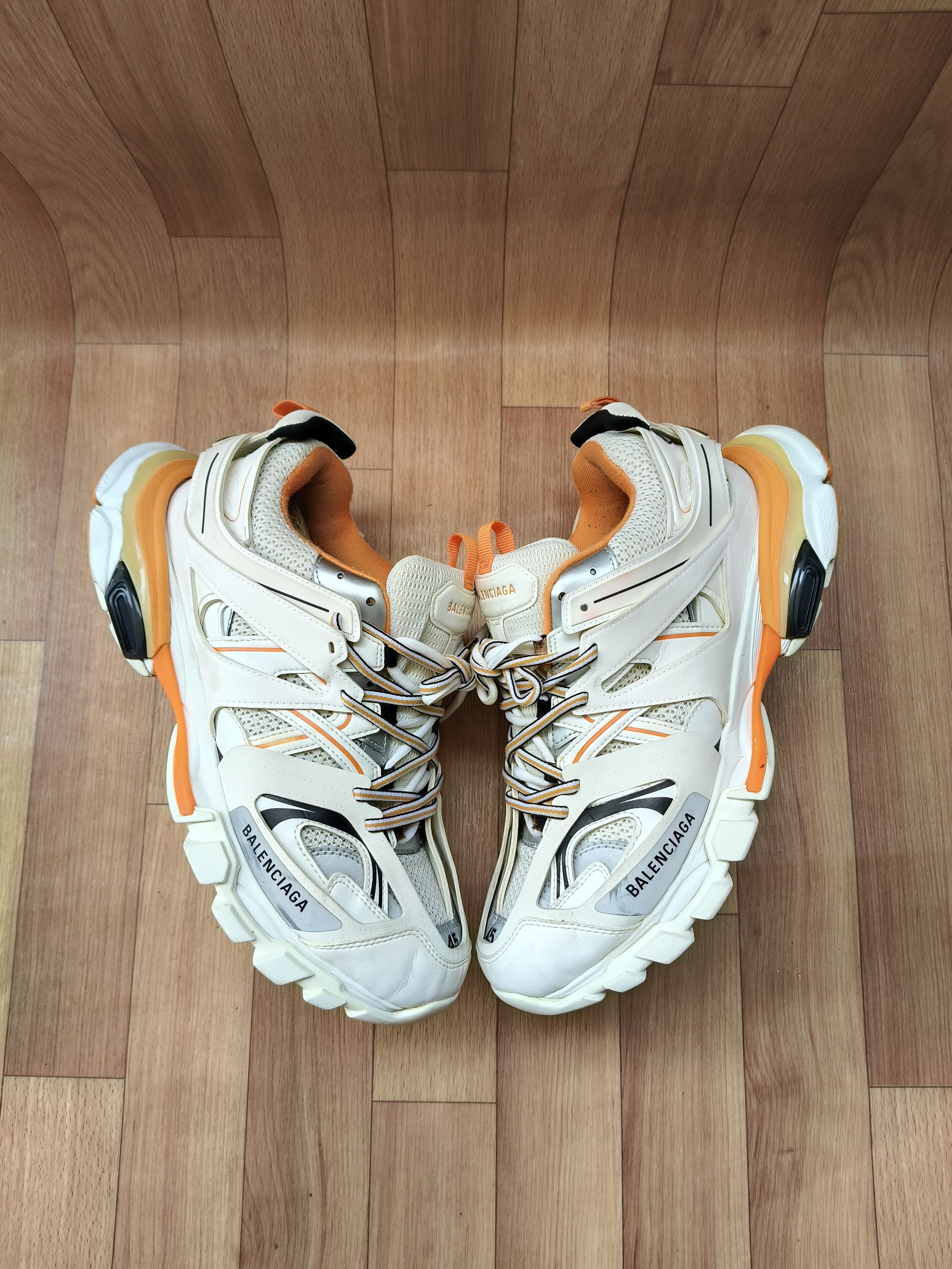Balenciaga 💥 BALENCIAGA TRACK ORANGE Size US 12.5 / EU 45-46 - 4 Thumbnail