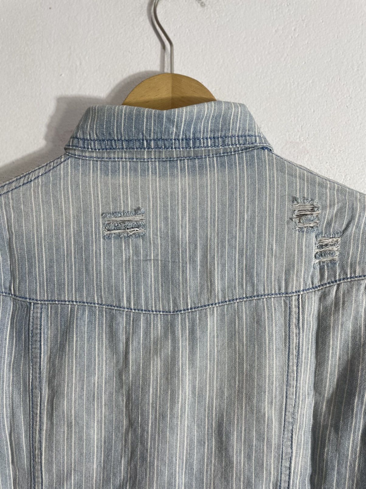 If Six Was Nine STUDED RIPPED DISTRESSED SHIRT IFSIXWASNINE PUNK STYLE Size US S / EU 44-46 / 1 - 8 Thumbnail